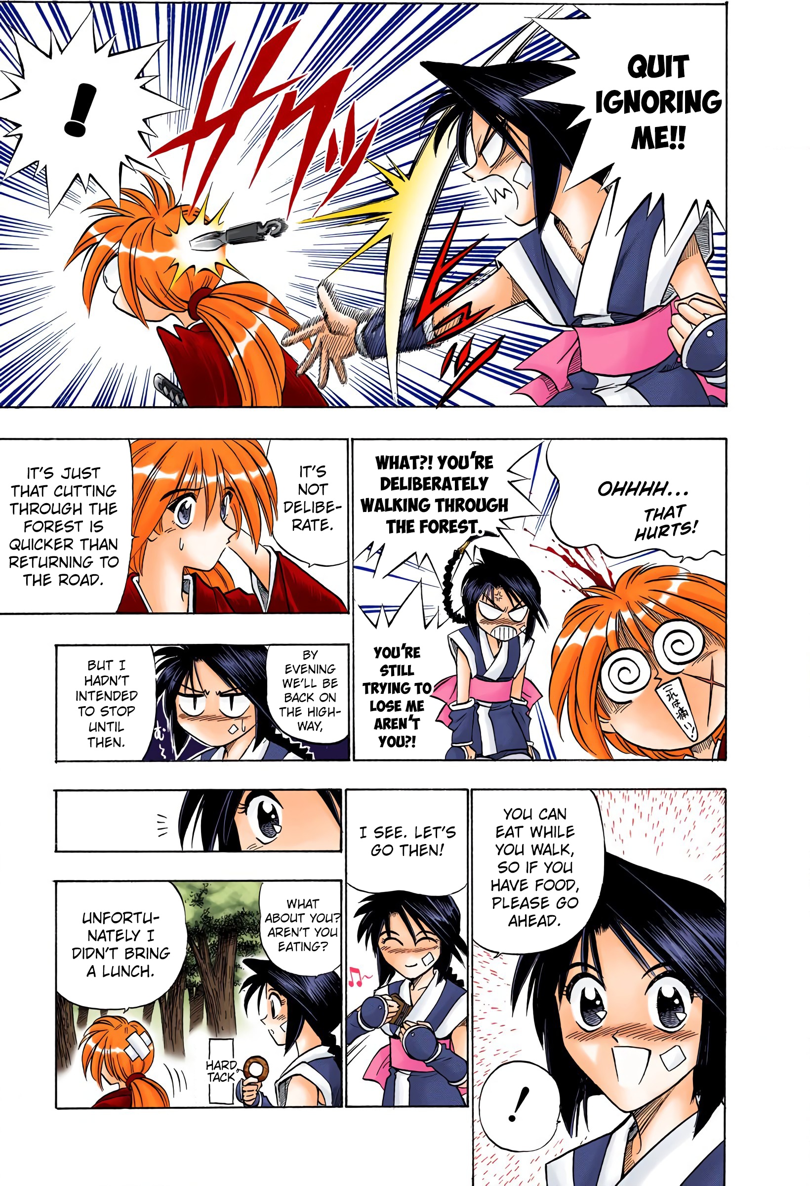 Rurouni Kenshin: Meiji Kenkaku Romantan - Digital Colored Comics - Vol.8 Chapter 65: Each On Their Own Way