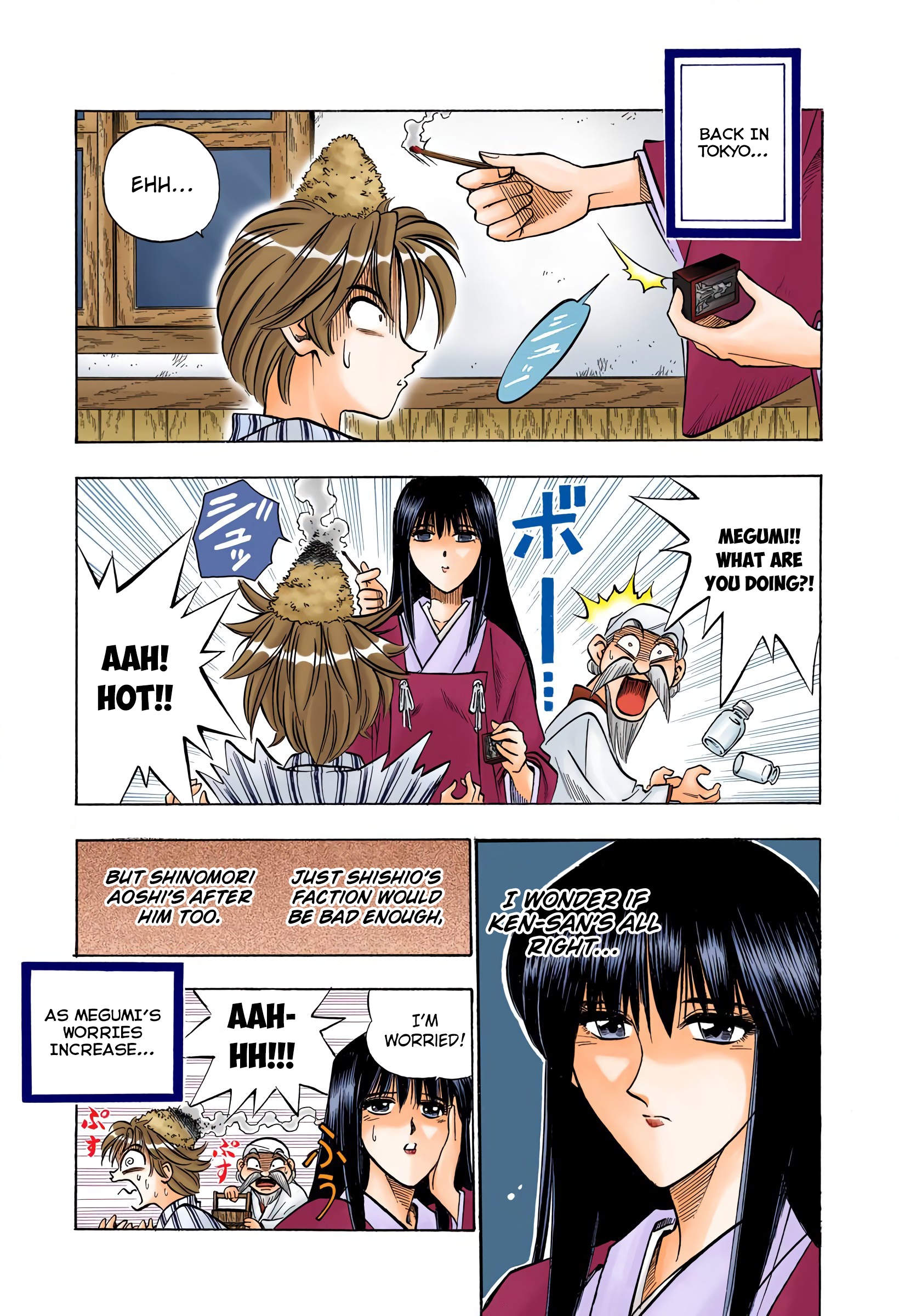 Rurouni Kenshin: Meiji Kenkaku Romantan - Digital Colored Comics - Vol.8 Chapter 65: Each On Their Own Way