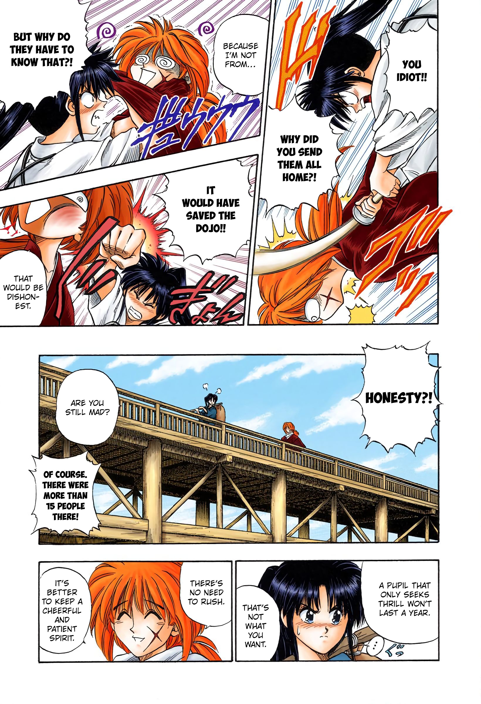 Rurouni Kenshin: Meiji Kenkaku Romantan - Digital Colored Comics - Vol.1 Chapter 3: Tokyo Samurai