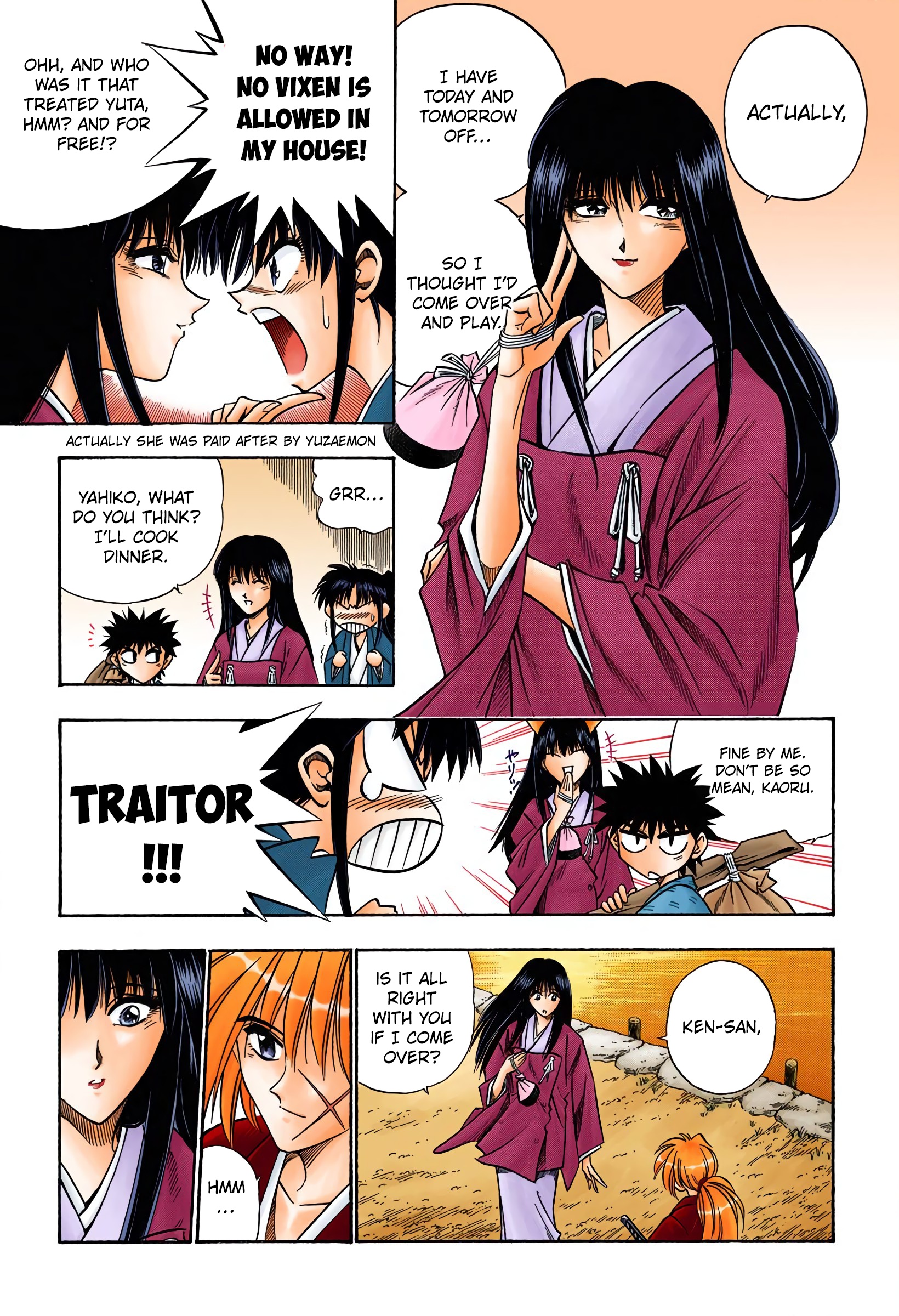 Rurouni Kenshin: Meiji Kenkaku Romantan - Digital Colored Comics - Vol.7 Chapter 49: The Cruelty Of A Wolf