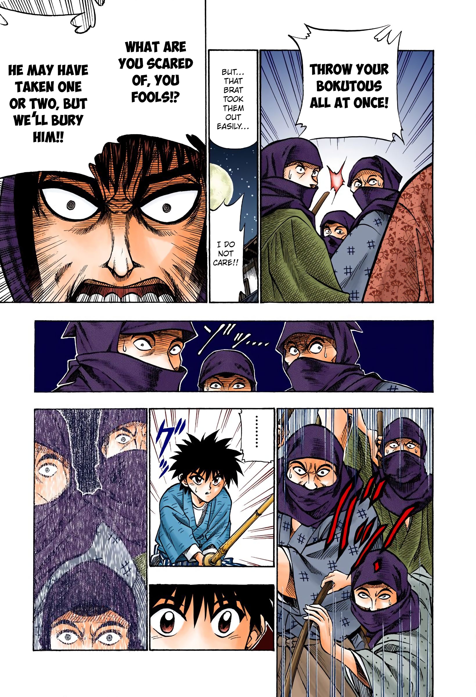 Rurouni Kenshin: Meiji Kenkaku Romantan - Digital Colored Comics - Vol.5 Chapter 33: Yahiko's Fight (The End)