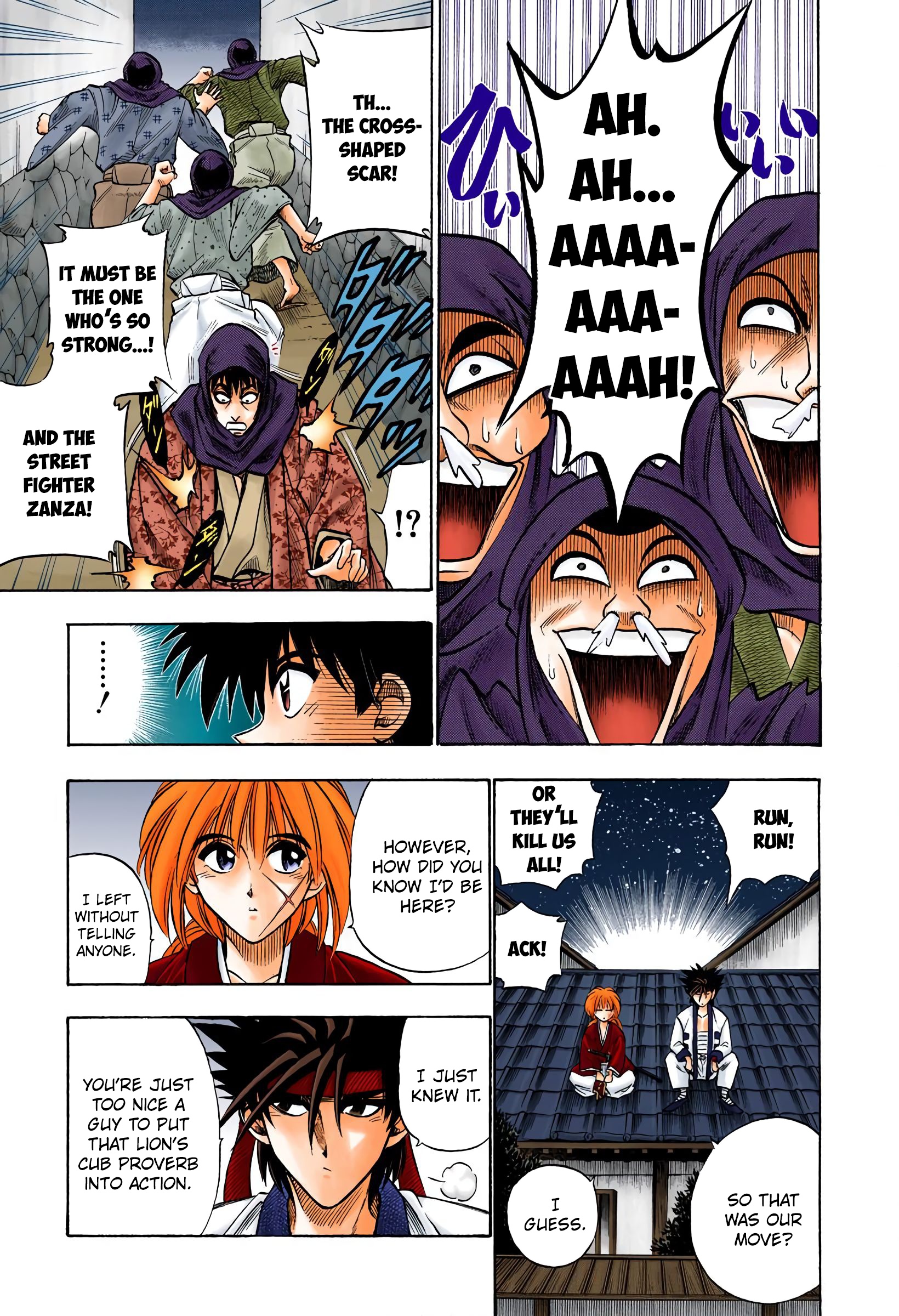 Rurouni Kenshin: Meiji Kenkaku Romantan - Digital Colored Comics - Vol.5 Chapter 33: Yahiko's Fight (The End)