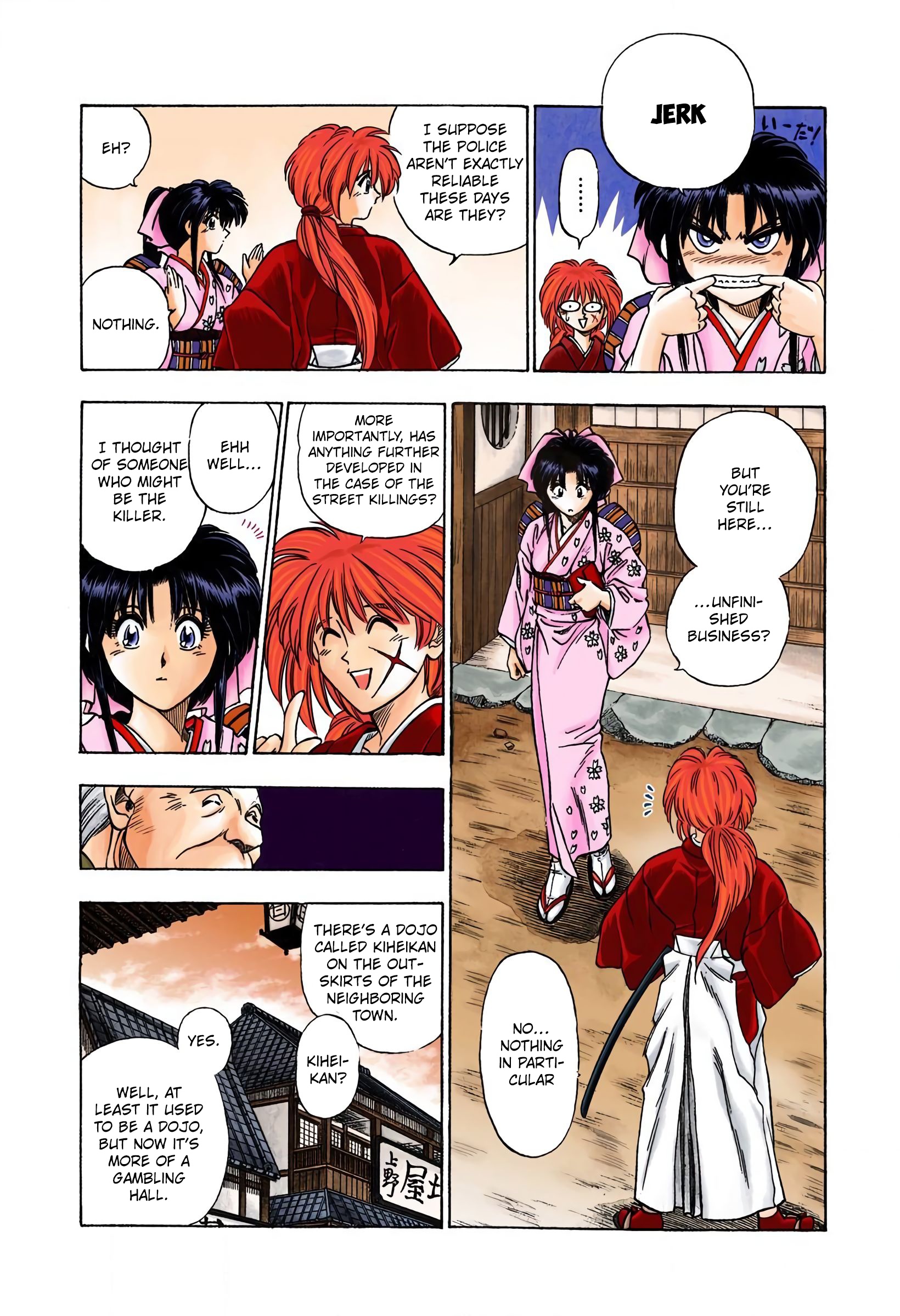 Rurouni Kenshin: Meiji Kenkaku Romantan - Digital Colored Comics - Vol.1 Chapter 1: Kenshin-Himura Battousai