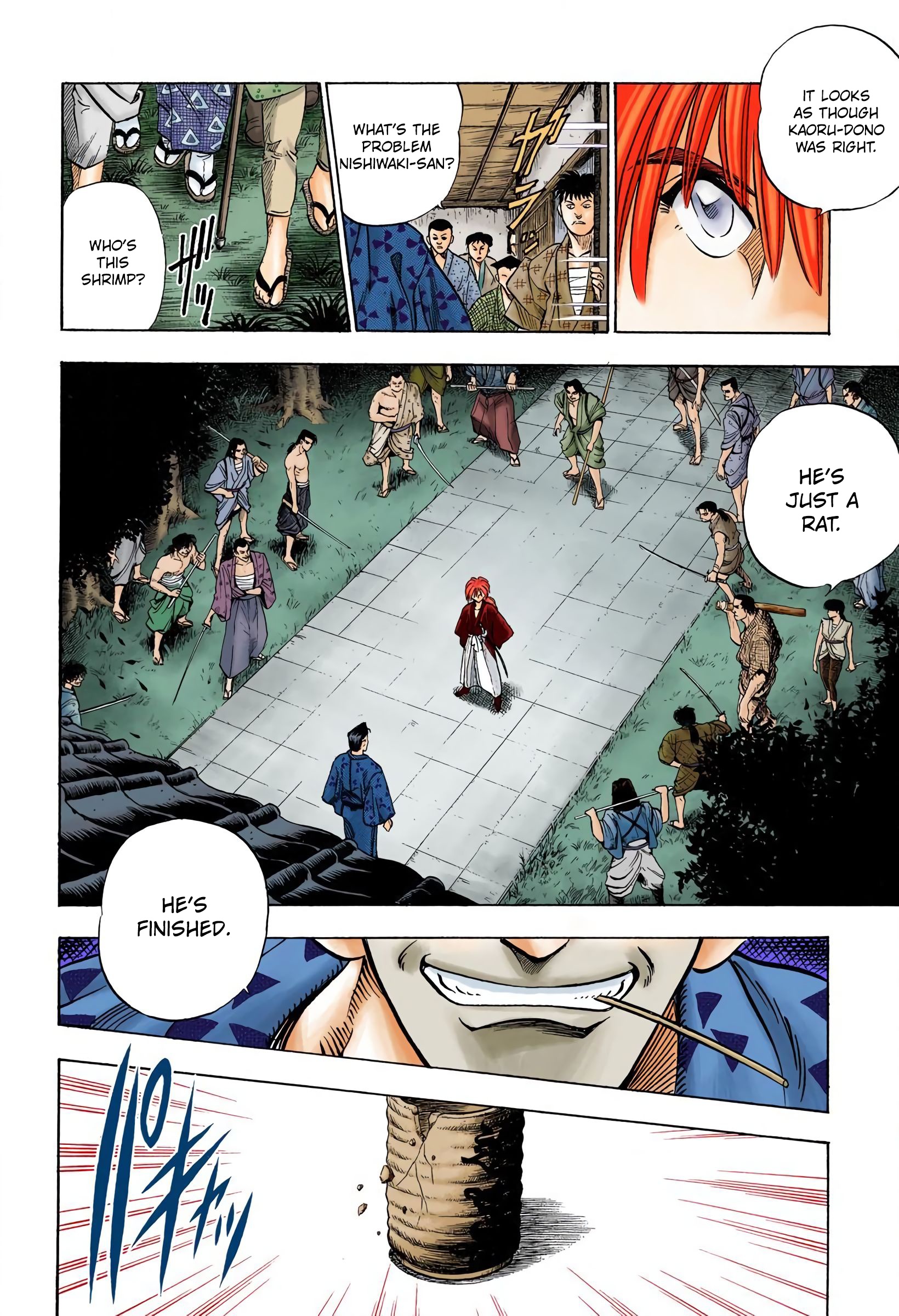 Rurouni Kenshin: Meiji Kenkaku Romantan - Digital Colored Comics - Vol.1 Chapter 1: Kenshin-Himura Battousai