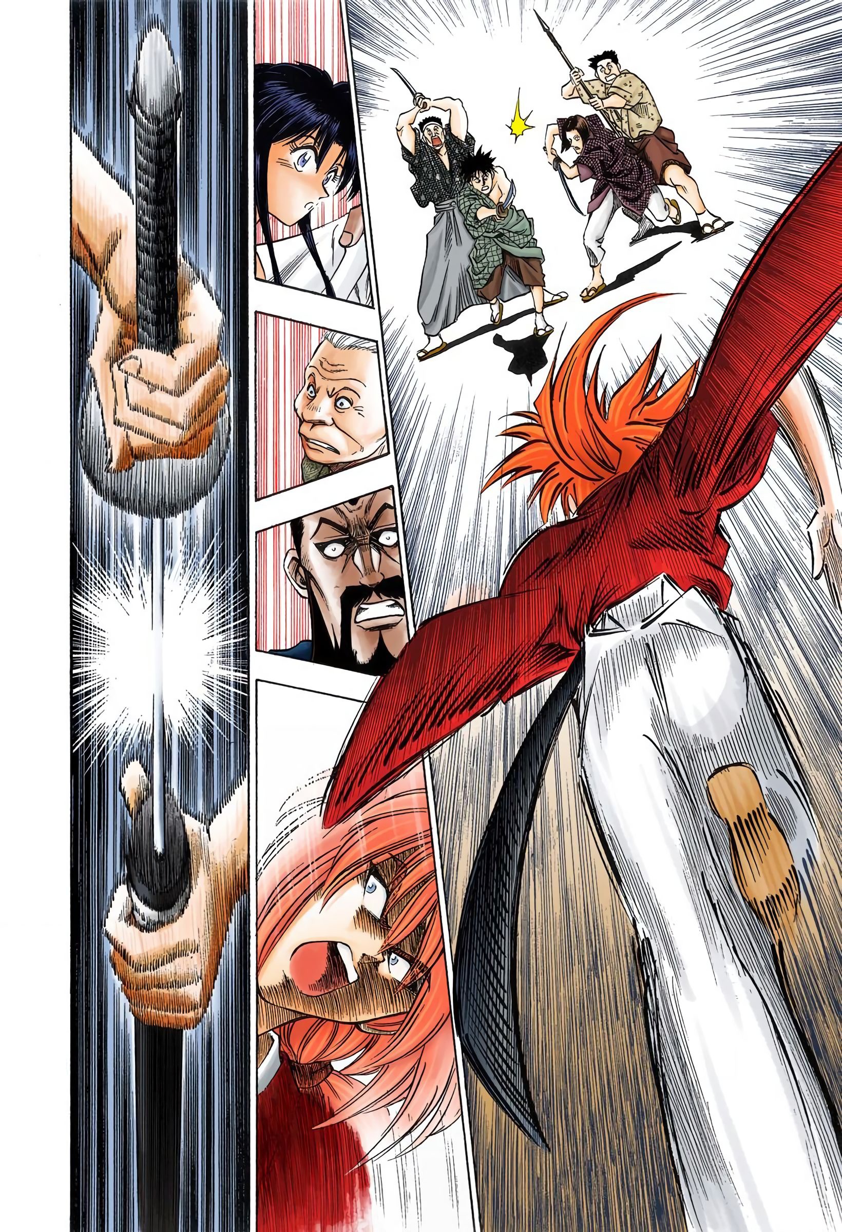 Rurouni Kenshin: Meiji Kenkaku Romantan - Digital Colored Comics - Vol.1 Chapter 1: Kenshin-Himura Battousai