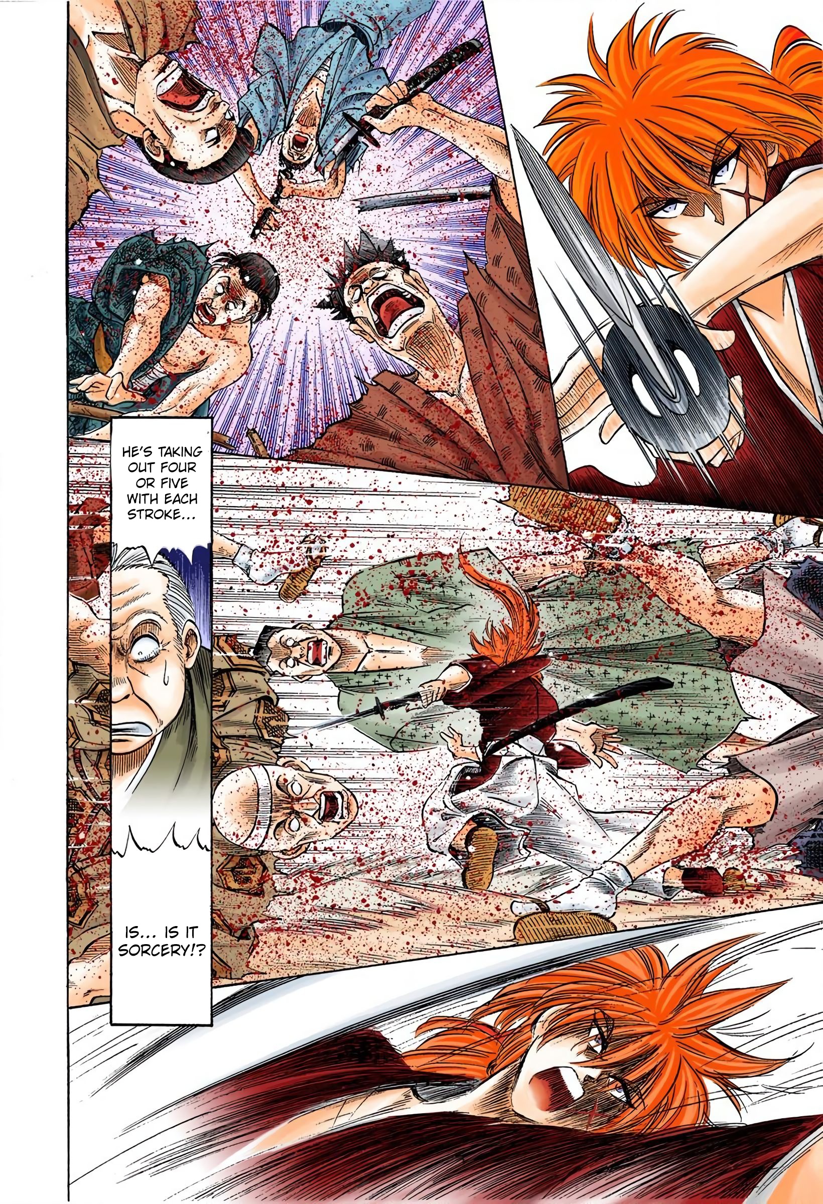 Rurouni Kenshin: Meiji Kenkaku Romantan - Digital Colored Comics - Vol.1 Chapter 1: Kenshin-Himura Battousai