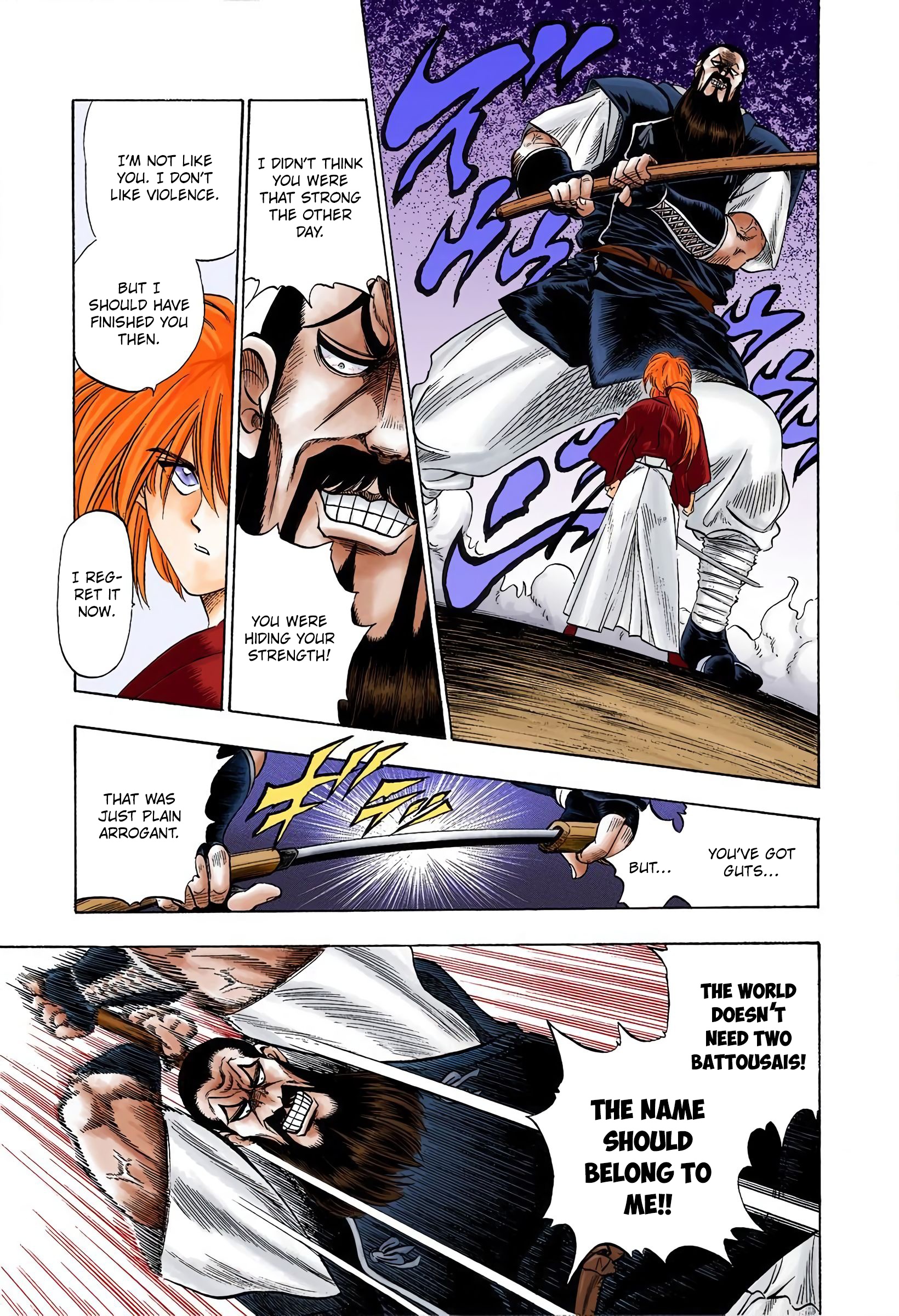 Rurouni Kenshin: Meiji Kenkaku Romantan - Digital Colored Comics - Vol.1 Chapter 1: Kenshin-Himura Battousai