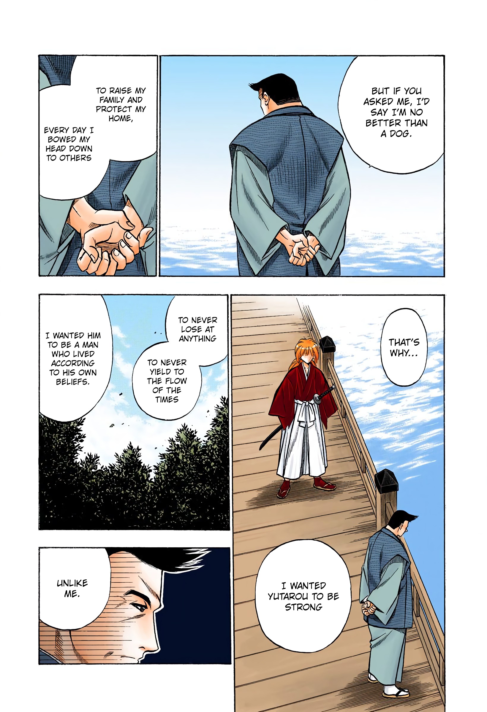 Rurouni Kenshin: Meiji Kenkaku Romantan - Digital Colored Comics - Vol.6 Chapter 44: No Need For Worries