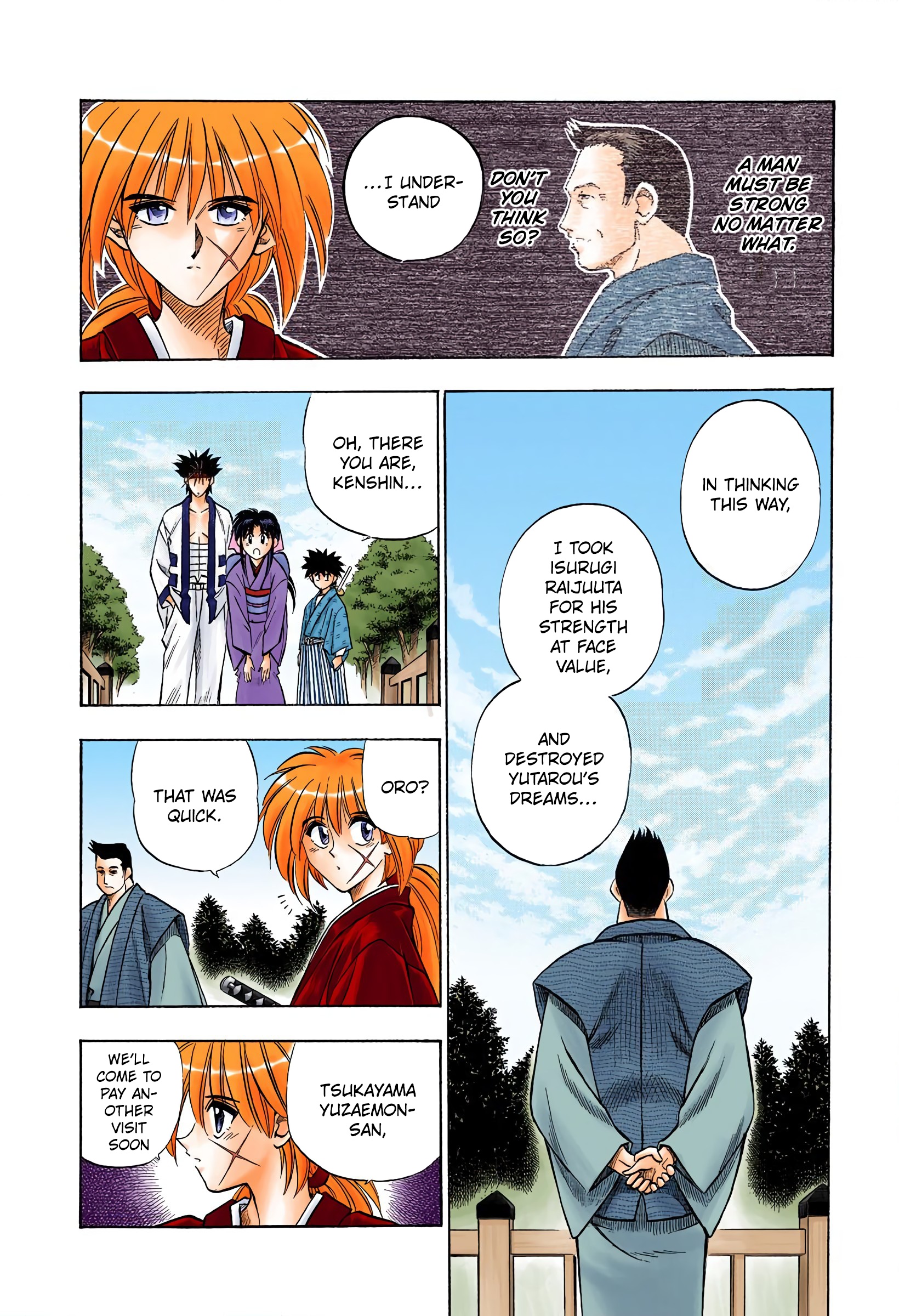 Rurouni Kenshin: Meiji Kenkaku Romantan - Digital Colored Comics - Vol.6 Chapter 44: No Need For Worries