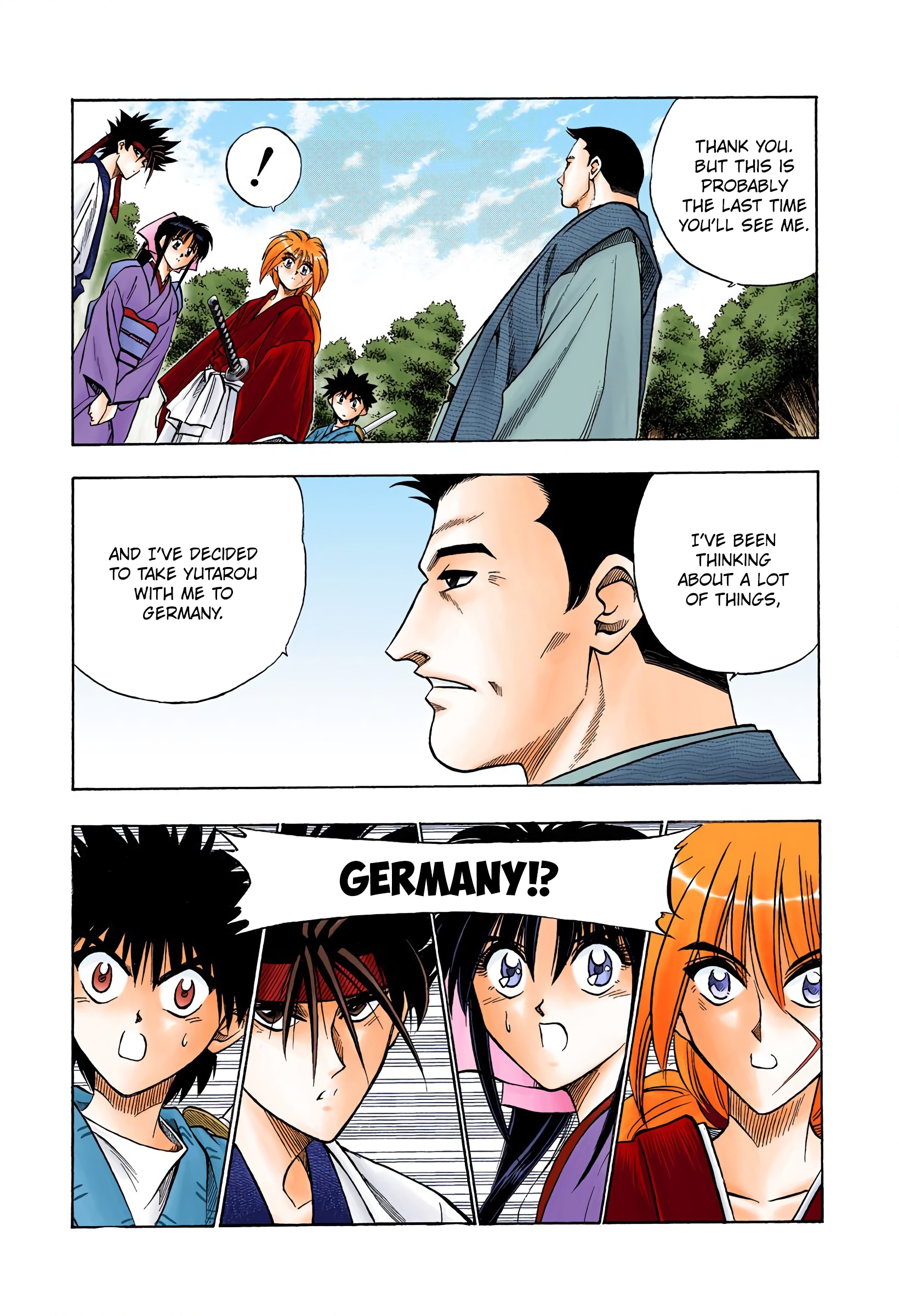 Rurouni Kenshin: Meiji Kenkaku Romantan - Digital Colored Comics - Vol.6 Chapter 44: No Need For Worries