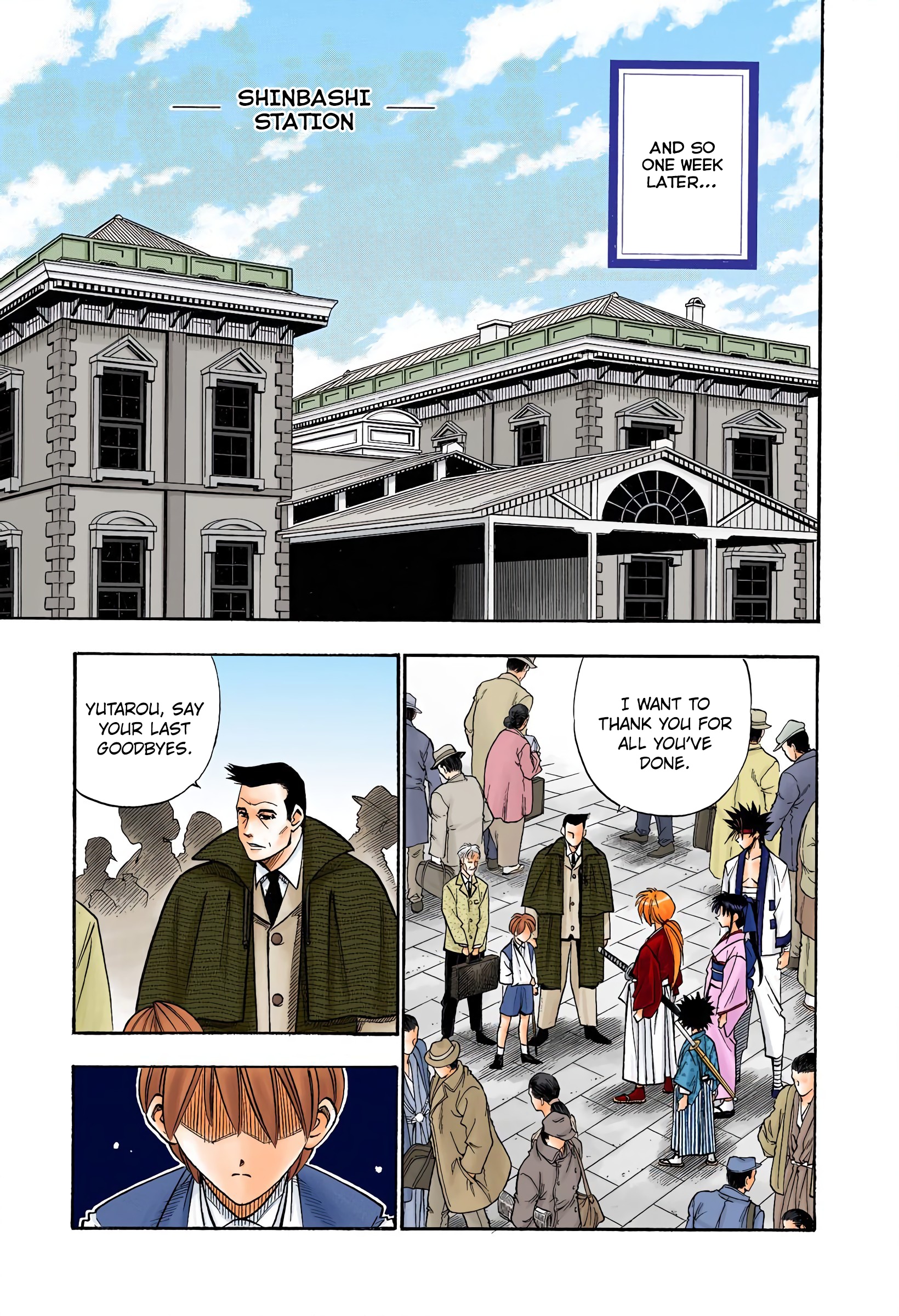 Rurouni Kenshin: Meiji Kenkaku Romantan - Digital Colored Comics - Vol.6 Chapter 44: No Need For Worries