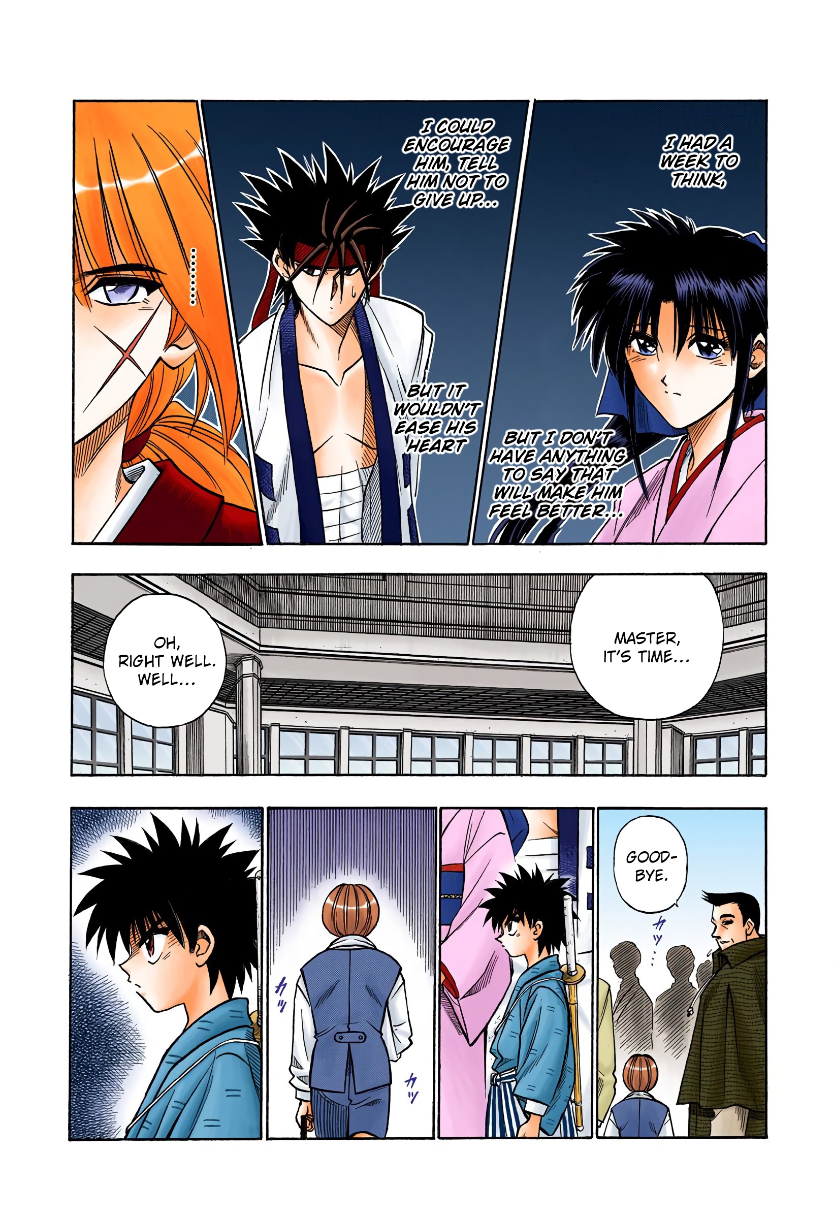 Rurouni Kenshin: Meiji Kenkaku Romantan - Digital Colored Comics - Vol.6 Chapter 44: No Need For Worries