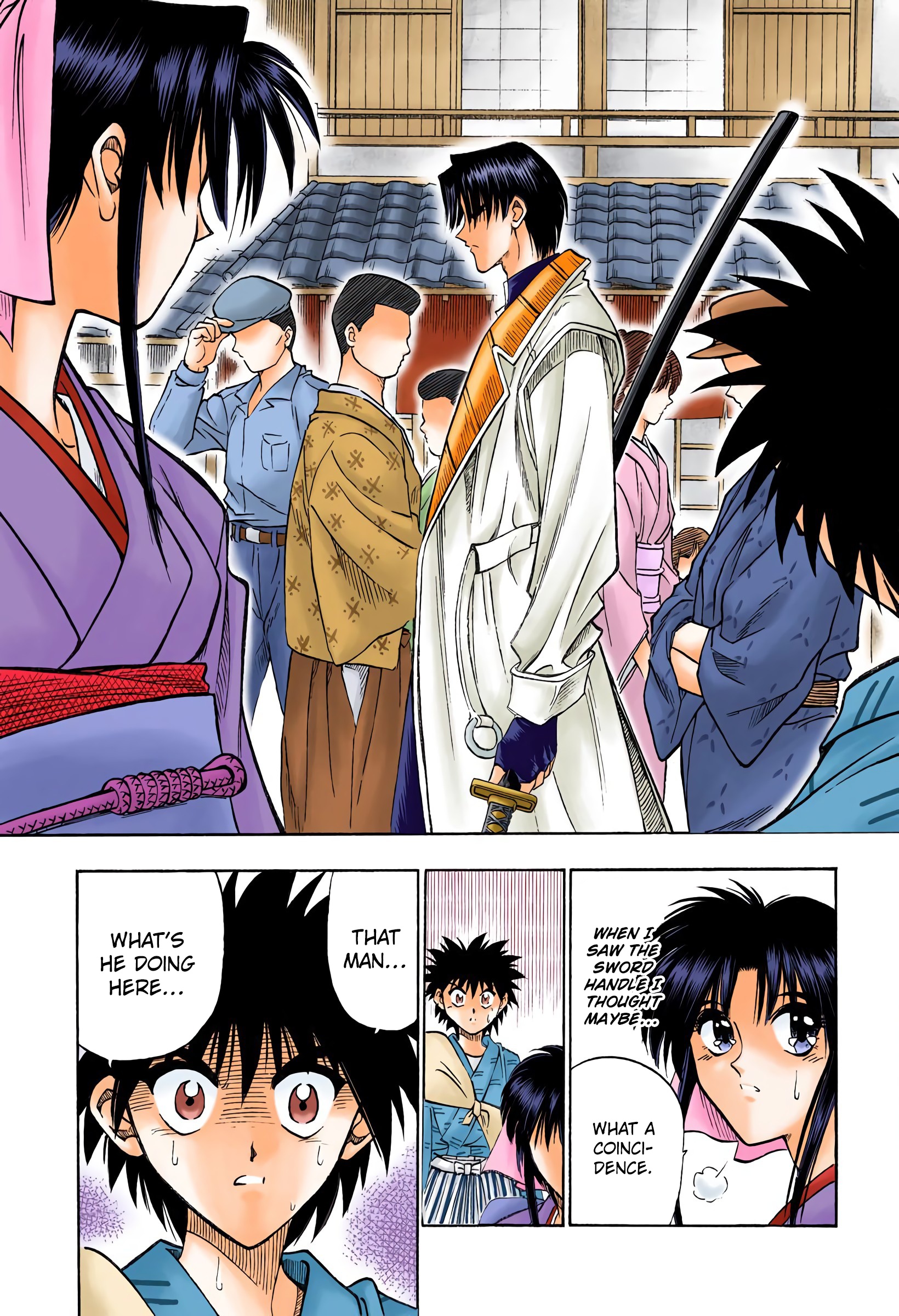 Rurouni Kenshin: Meiji Kenkaku Romantan - Digital Colored Comics - Vol.9 Chapter 74: Arrival In Kyoto