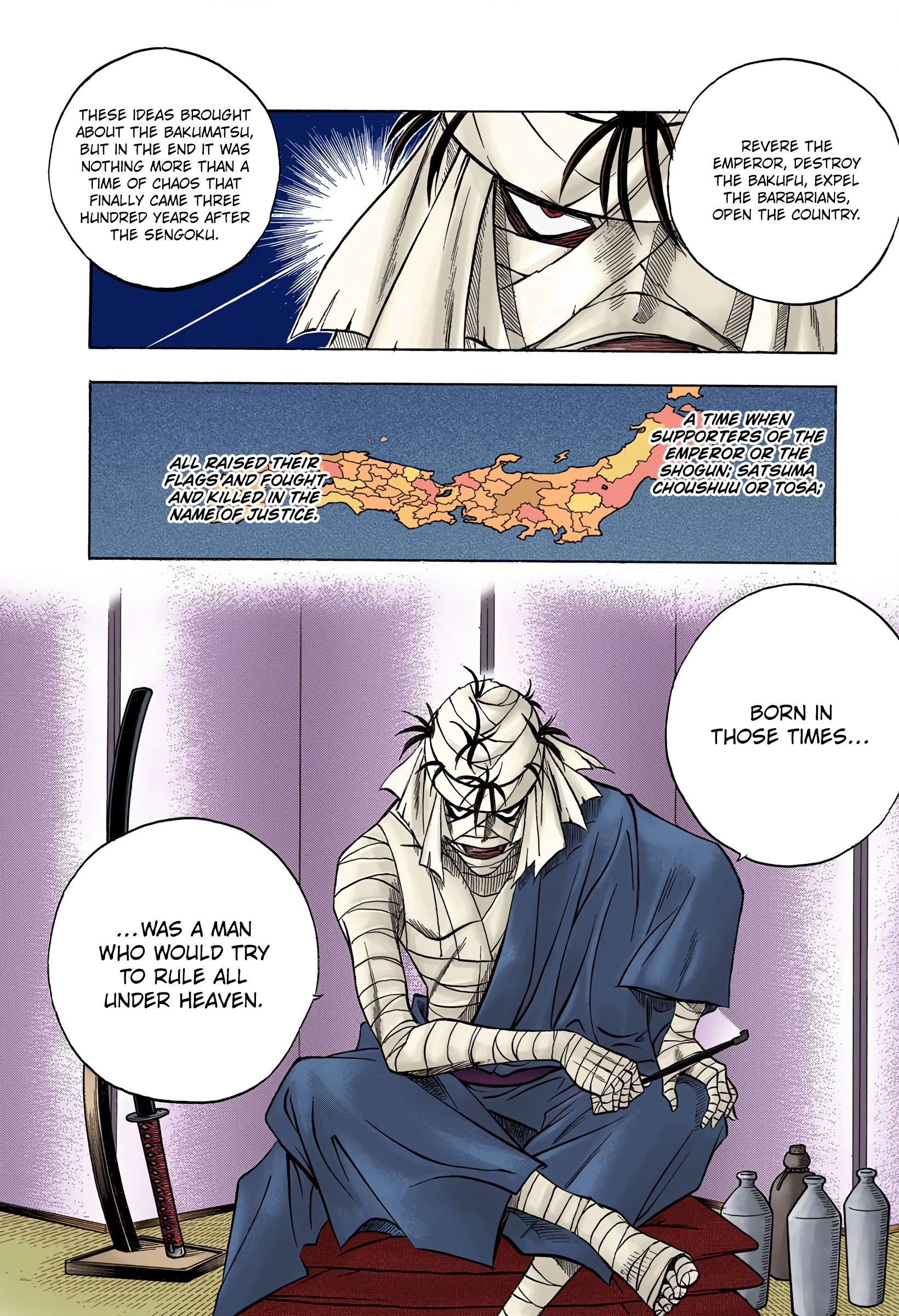 Rurouni Kenshin: Meiji Kenkaku Romantan - Digital Colored Comics - Vol.9 Chapter 68: Portrait Of An Ambitious Man