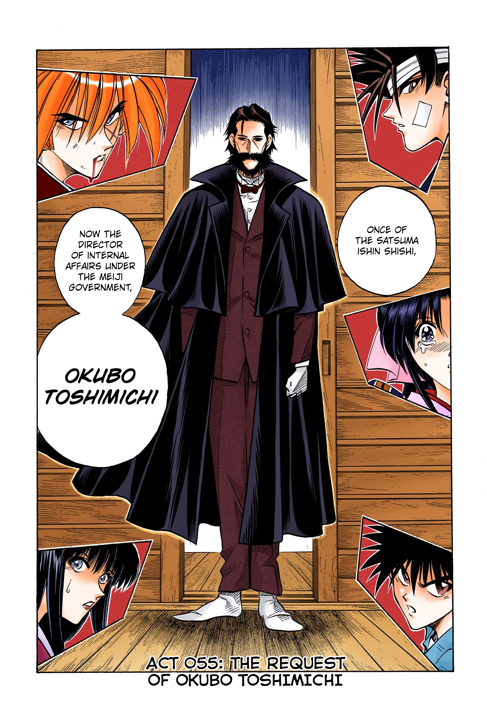 Rurouni Kenshin: Meiji Kenkaku Romantan - Digital Colored Comics - Vol.7 Chapter 55: The Request Of Okubo Toshimichi