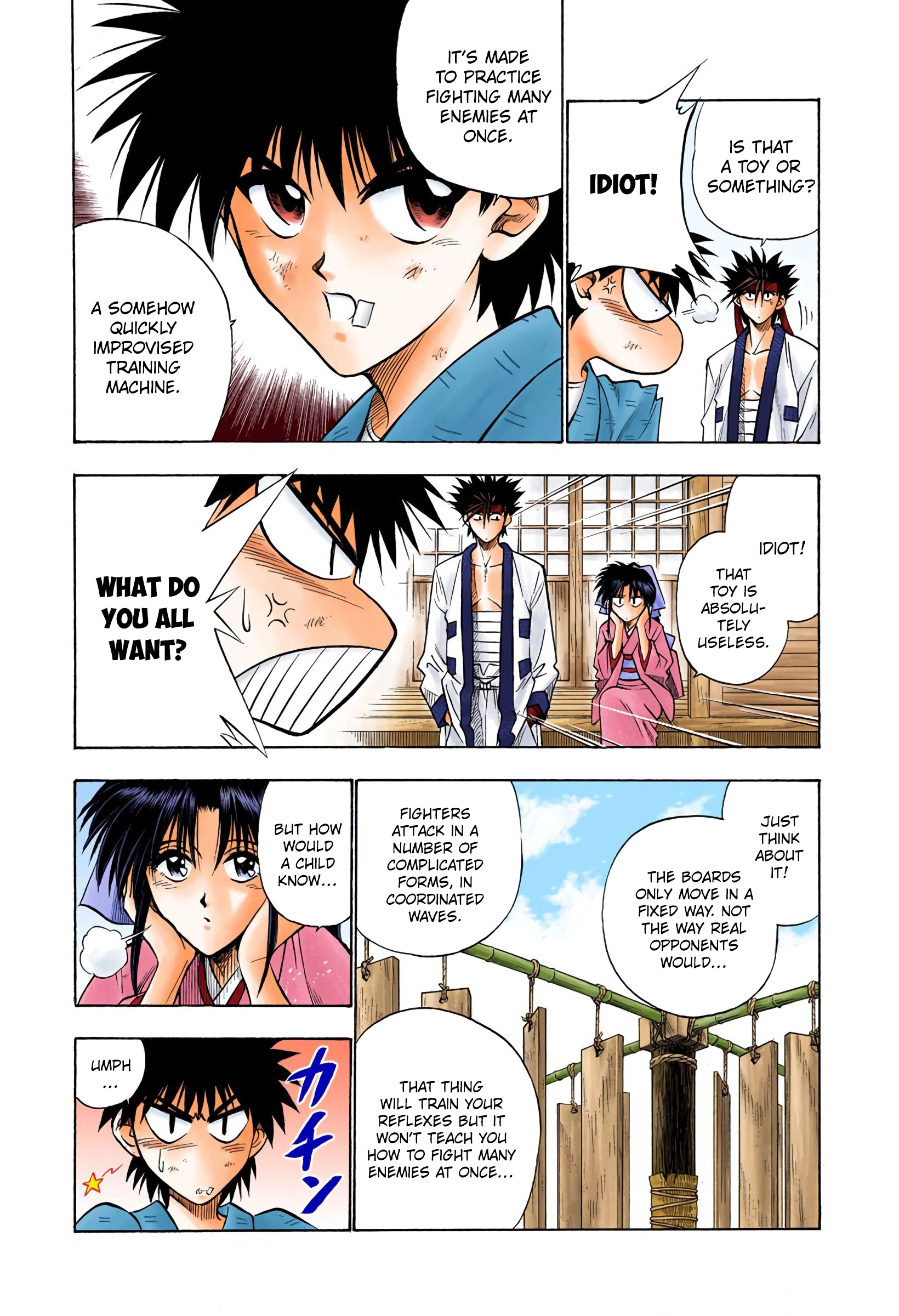 Rurouni Kenshin: Meiji Kenkaku Romantan - Digital Colored Comics - Vol.5 Chapter 32: Yahiko's Fight (The Middle Part)