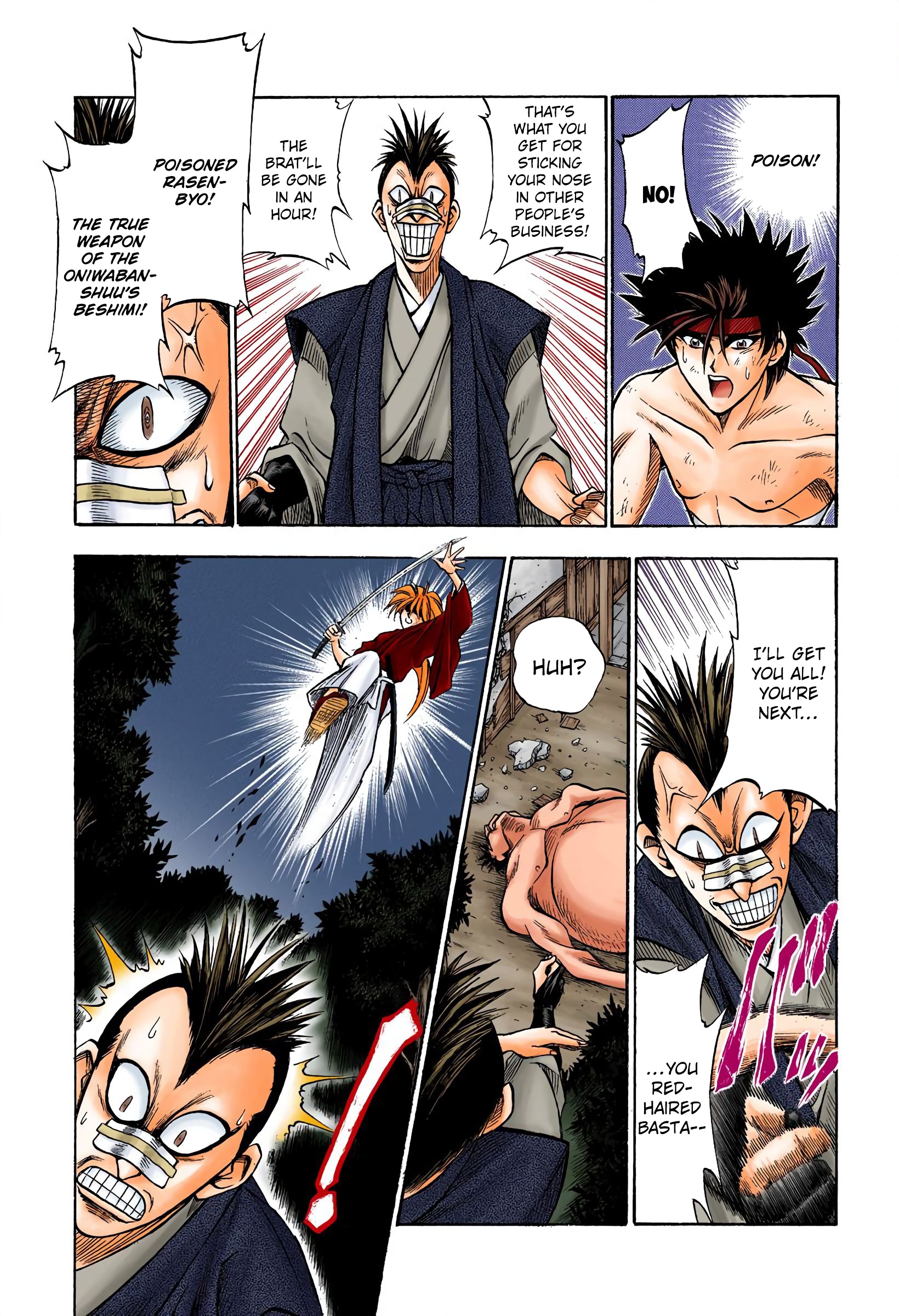 Rurouni Kenshin: Meiji Kenkaku Romantan - Digital Colored Comics - Vol.3 Chapter 18: Kenshin Gumi Charges