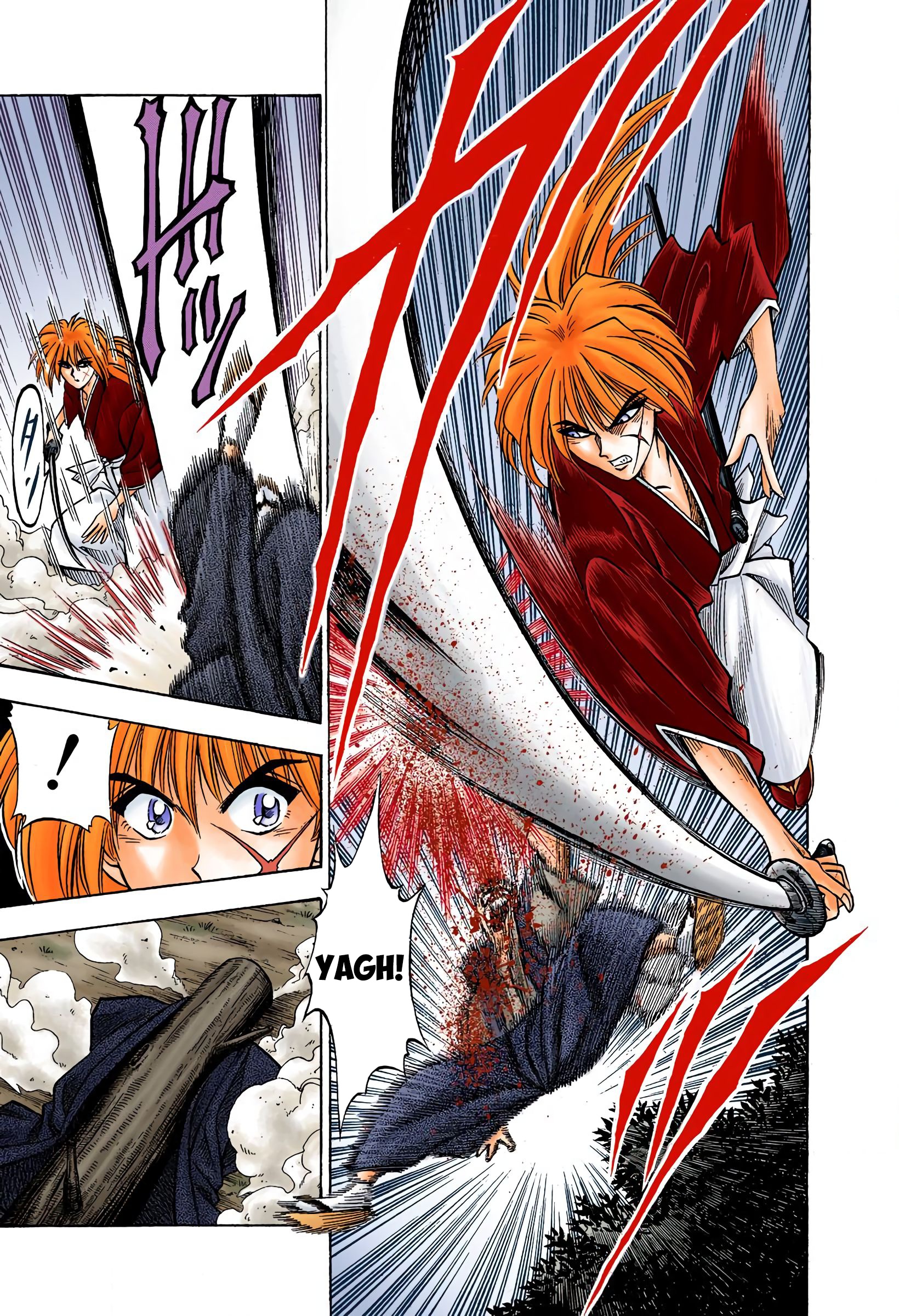 Rurouni Kenshin: Meiji Kenkaku Romantan - Digital Colored Comics - Vol.3 Chapter 18: Kenshin Gumi Charges