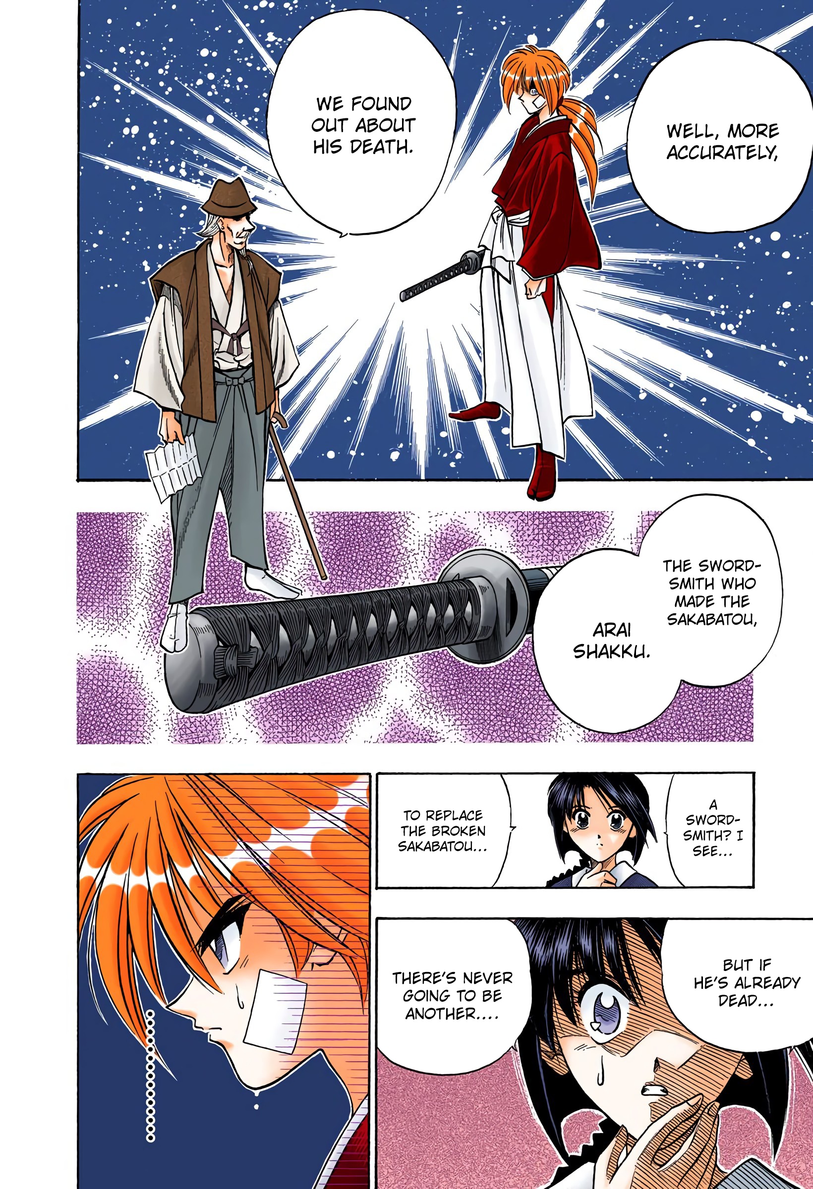 Rurouni Kenshin: Meiji Kenkaku Romantan - Digital Colored Comics - Vol.9 Chapter 75: Search For A Sakabatou