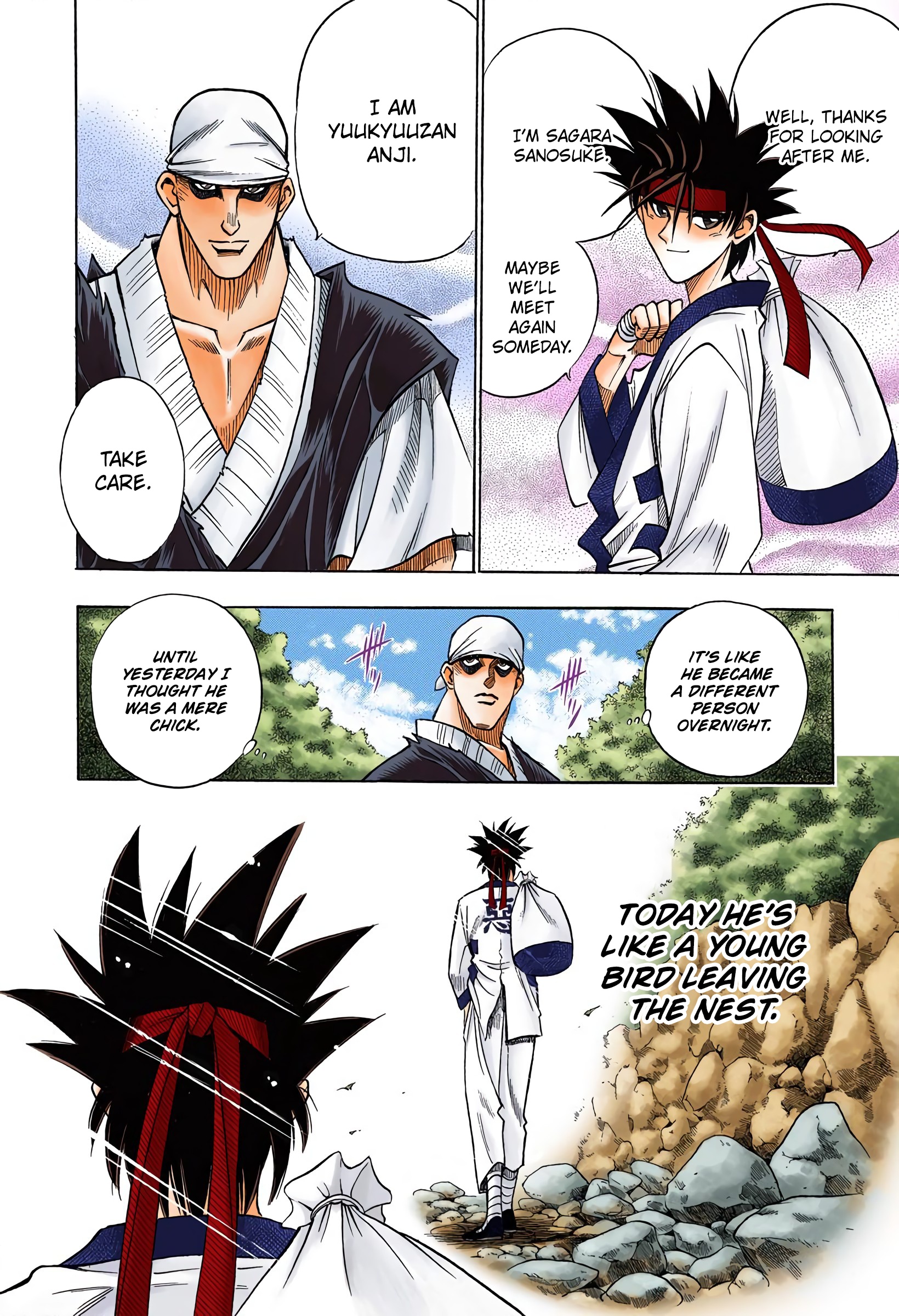 Rurouni Kenshin: Meiji Kenkaku Romantan - Digital Colored Comics - Vol.9 Chapter 73: Meeting In The Forest (End)