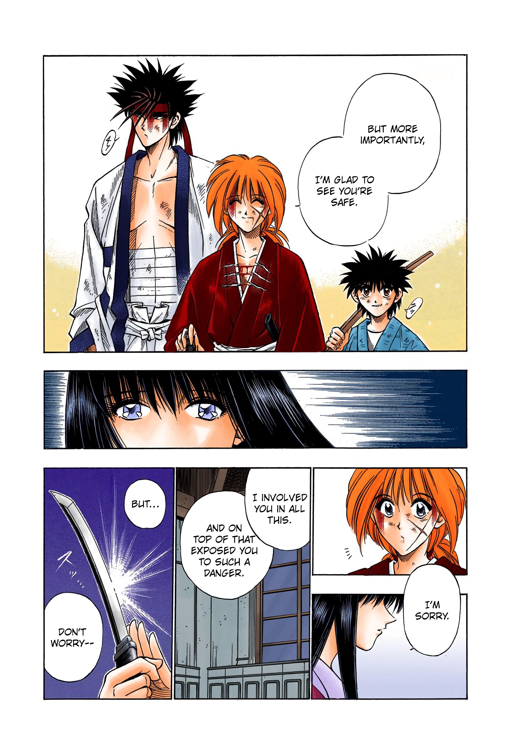 Rurouni Kenshin: Meiji Kenkaku Romantan - Digital Colored Comics - Vol.4 Chapter 29: Two Destinies - Megumi