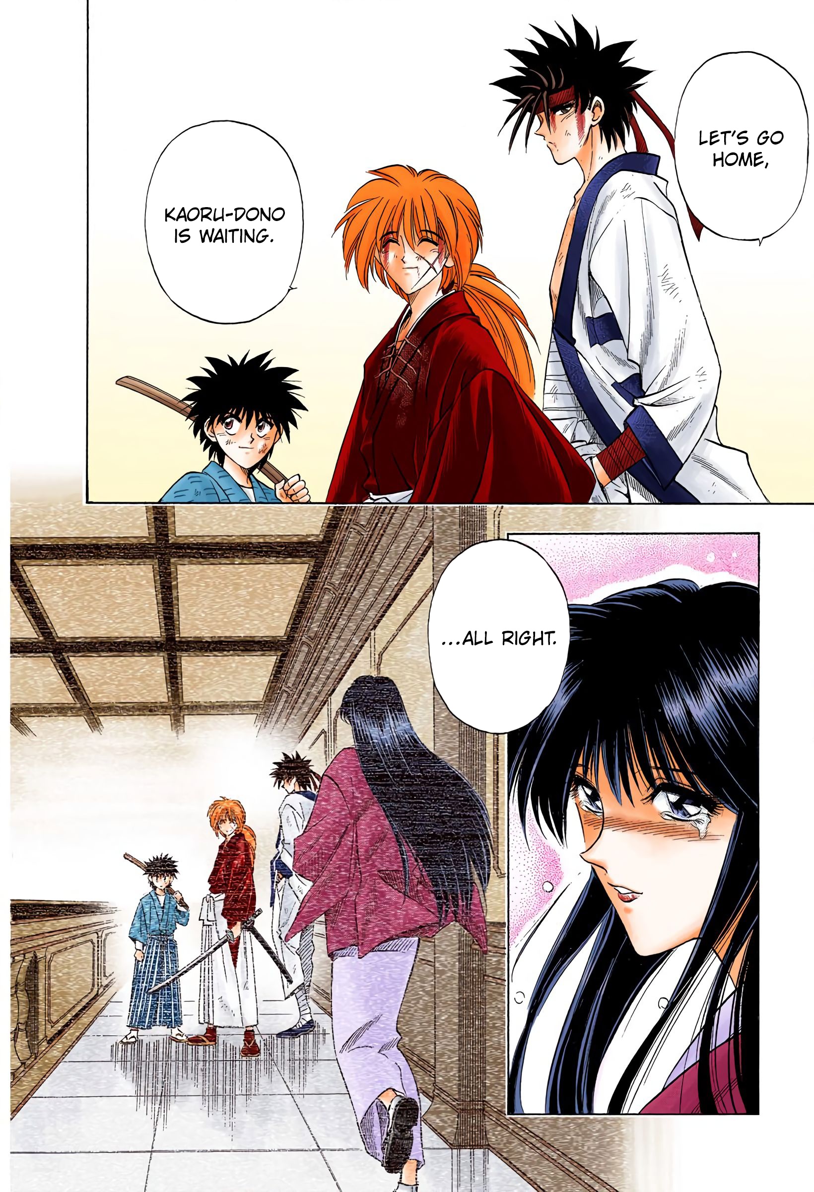 Rurouni Kenshin: Meiji Kenkaku Romantan - Digital Colored Comics - Vol.4 Chapter 29: Two Destinies - Megumi