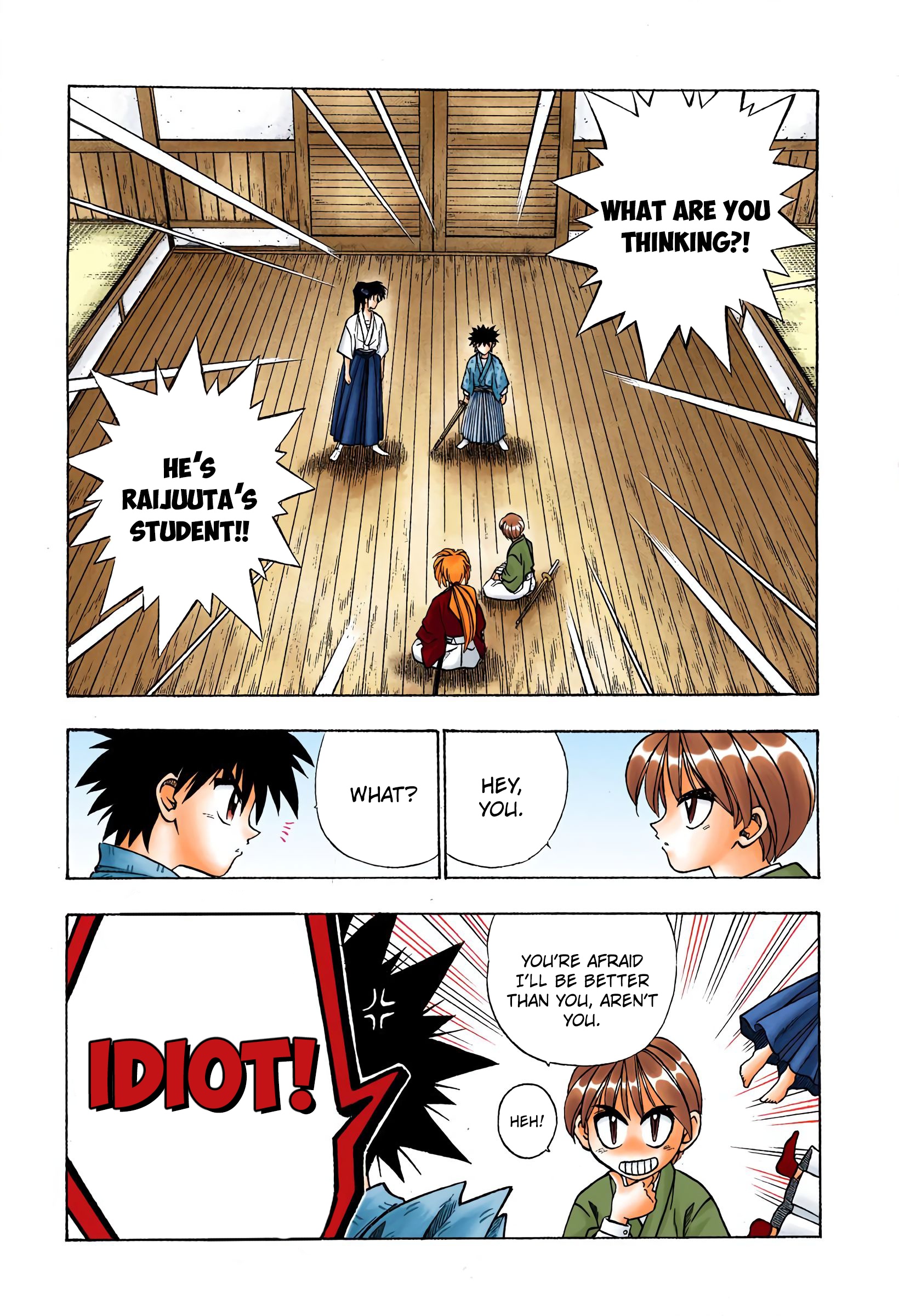 Rurouni Kenshin: Meiji Kenkaku Romantan - Digital Colored Comics - Vol.5 Chapter 39: Collision