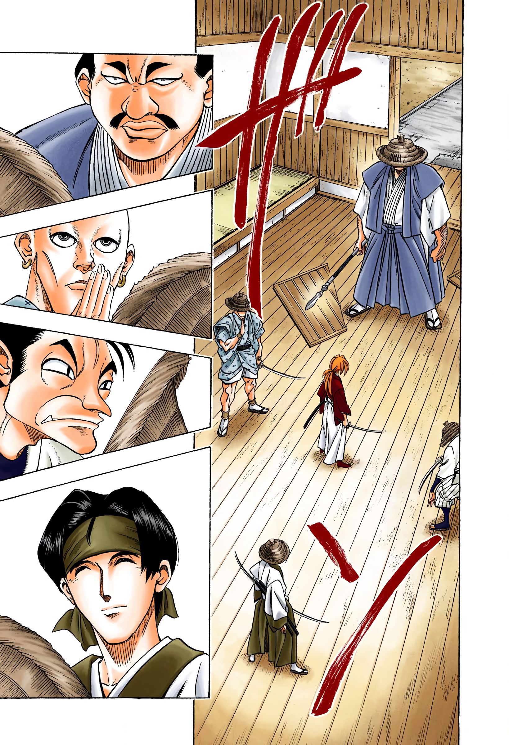 Rurouni Kenshin: Meiji Kenkaku Romantan - Digital Colored Comics - Vol.5 Chapter 39: Collision