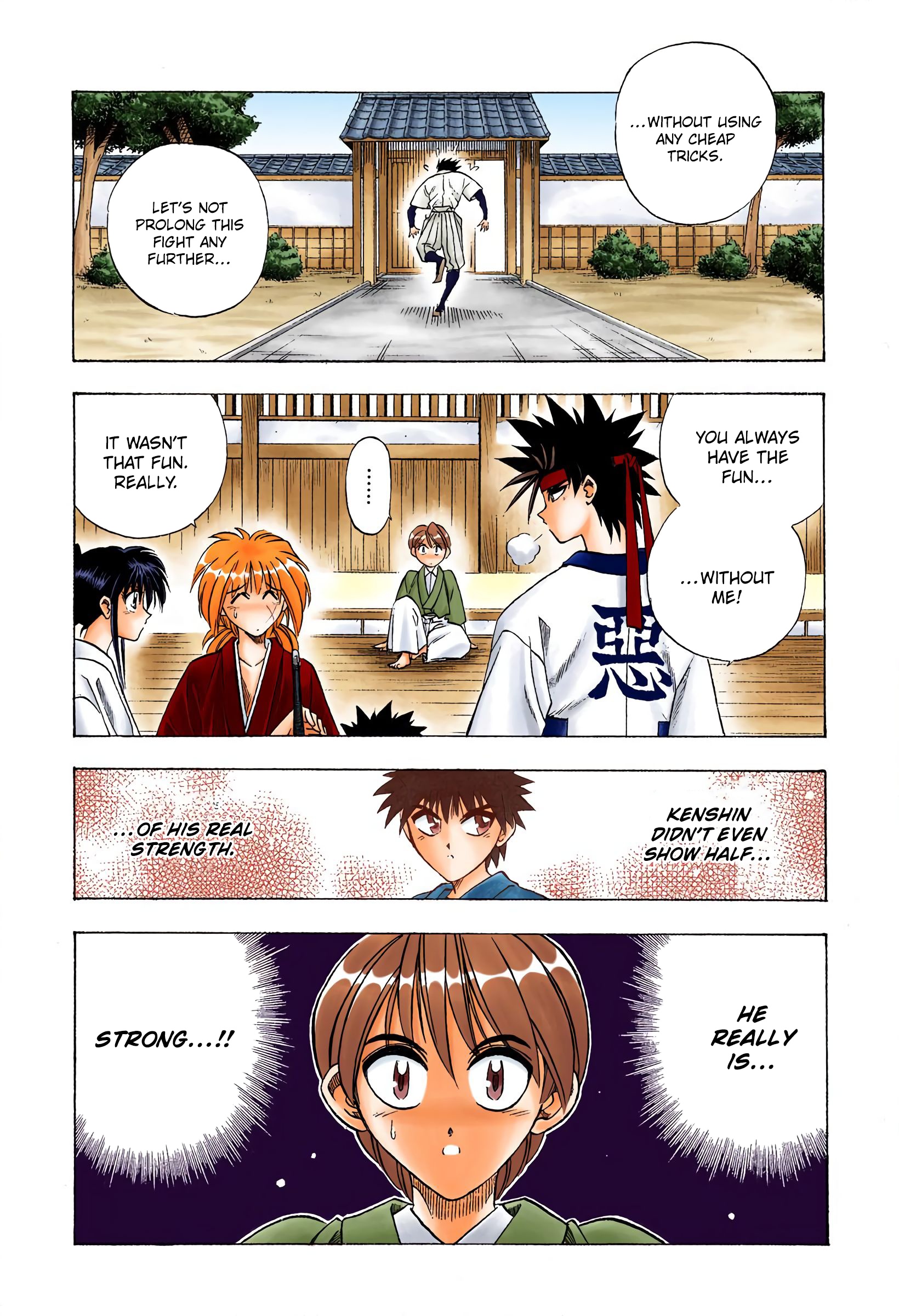 Rurouni Kenshin: Meiji Kenkaku Romantan - Digital Colored Comics - Vol.5 Chapter 39: Collision