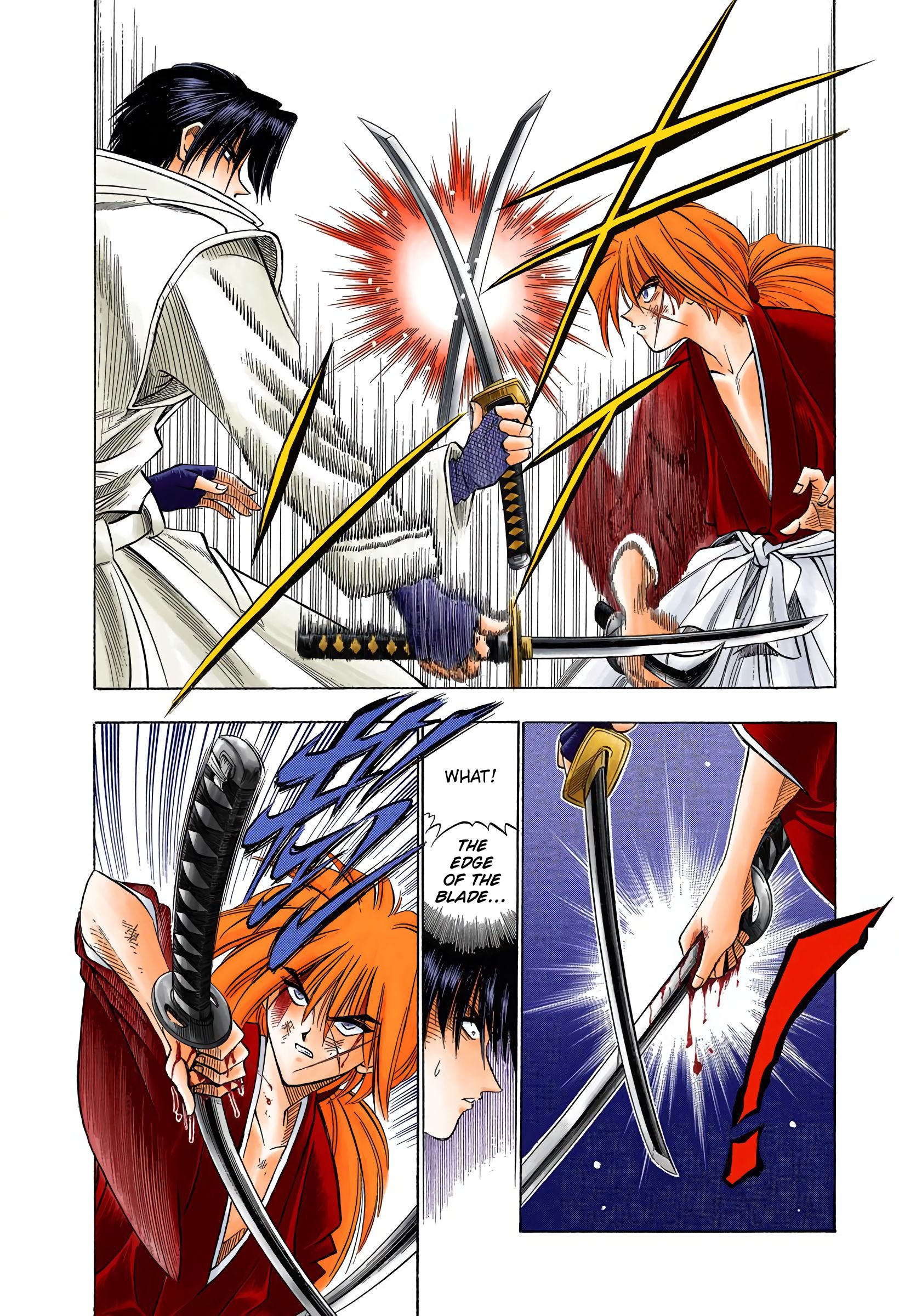 Rurouni Kenshin: Meiji Kenkaku Romantan - Digital Colored Comics - Vol.4 Chapter 27: Fierce Fight