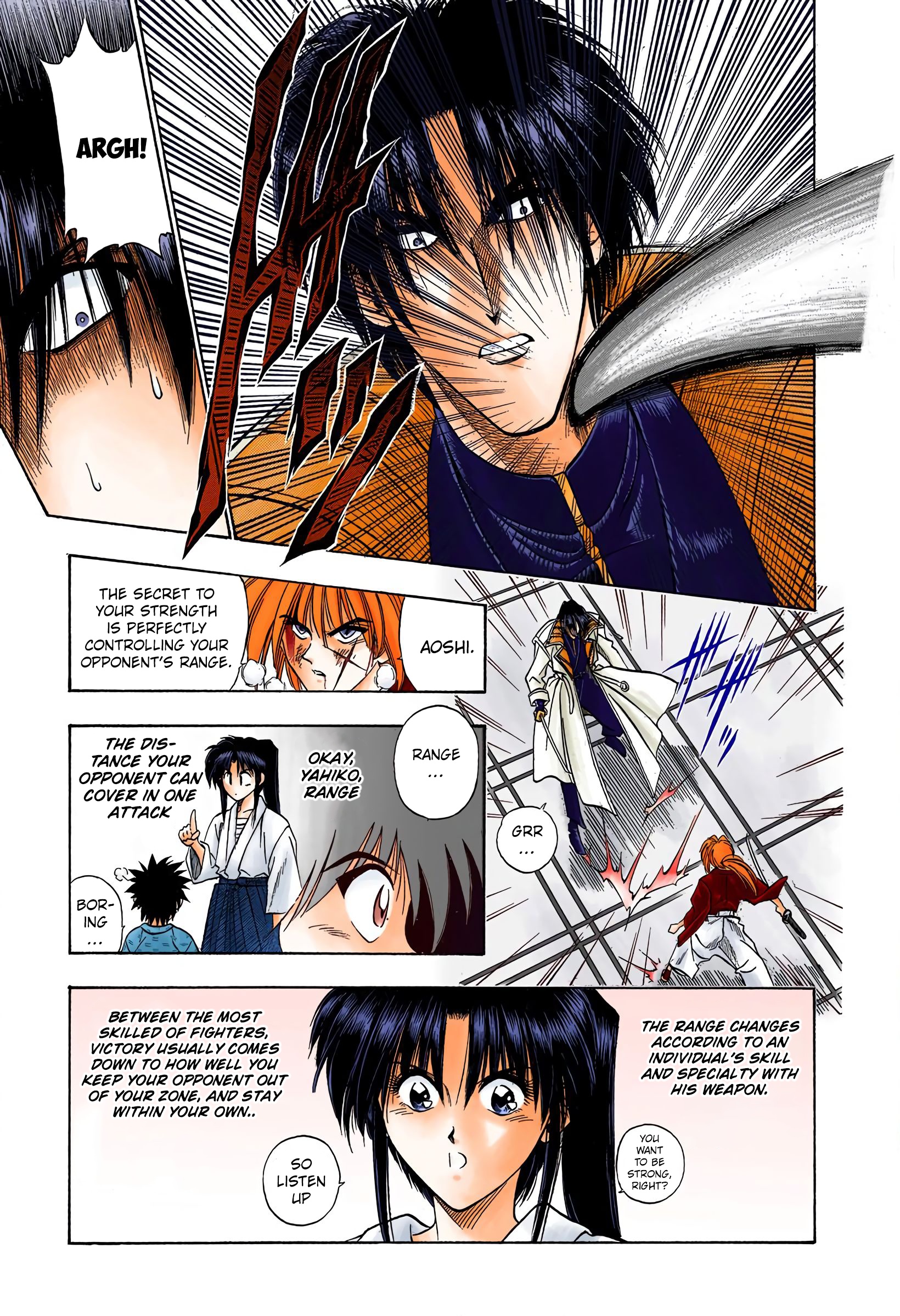 Rurouni Kenshin: Meiji Kenkaku Romantan - Digital Colored Comics - Vol.4 Chapter 27: Fierce Fight