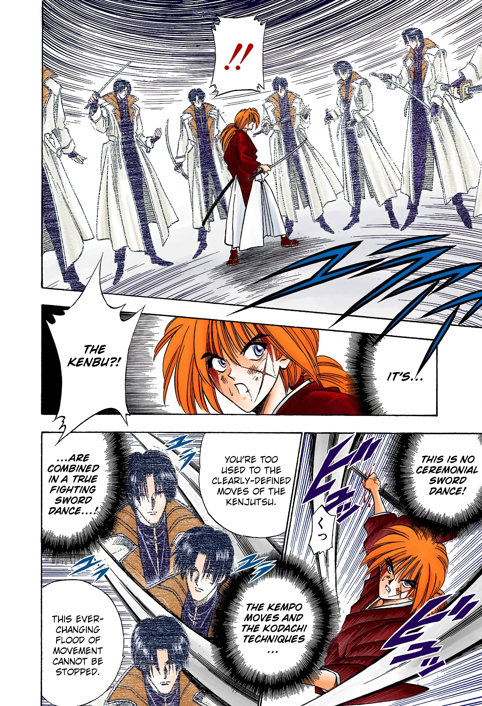 Rurouni Kenshin: Meiji Kenkaku Romantan - Digital Colored Comics - Vol.4 Chapter 27: Fierce Fight