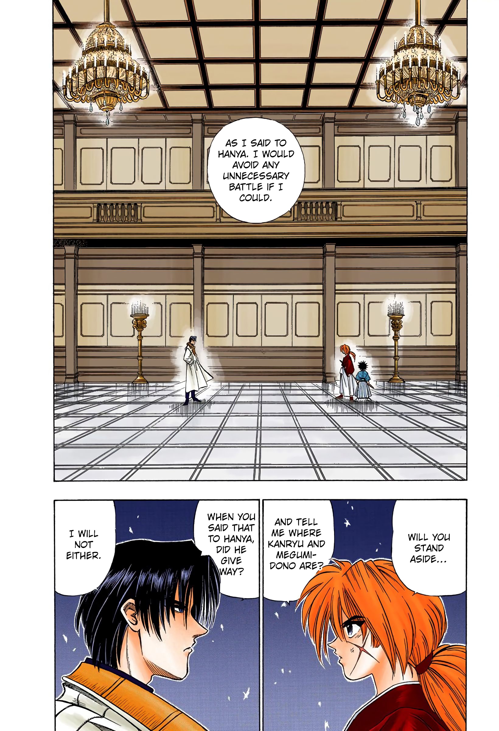 Rurouni Kenshin: Meiji Kenkaku Romantan - Digital Colored Comics - Vol.4 Chapter 26: The Okashira, Shinomori Aoshi