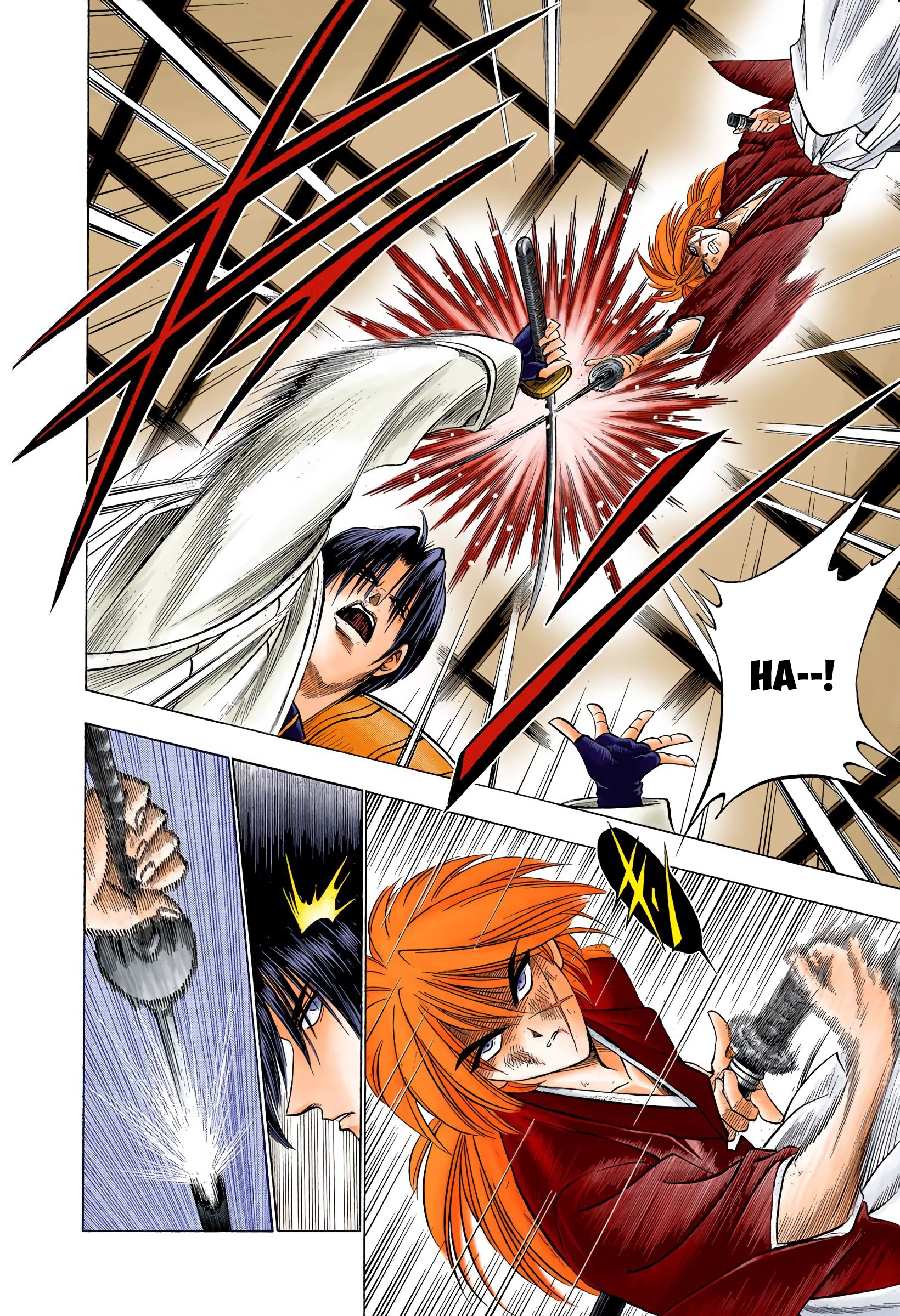 Rurouni Kenshin: Meiji Kenkaku Romantan - Digital Colored Comics - Vol.4 Chapter 26: The Okashira, Shinomori Aoshi