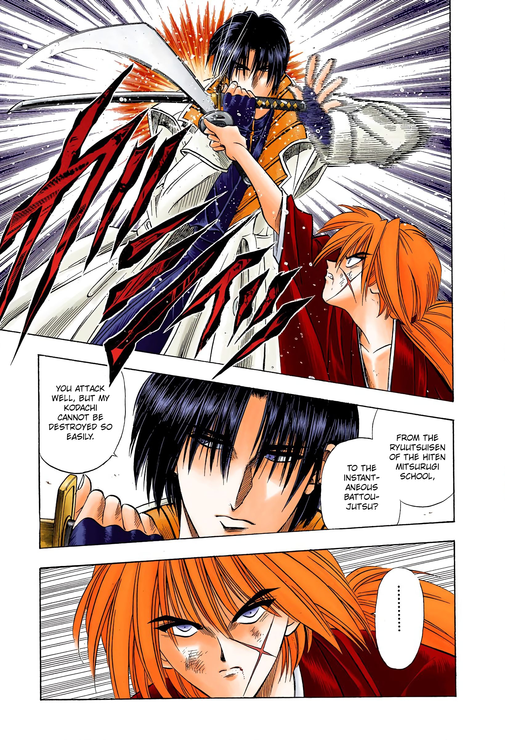 Rurouni Kenshin: Meiji Kenkaku Romantan - Digital Colored Comics - Vol.4 Chapter 26: The Okashira, Shinomori Aoshi