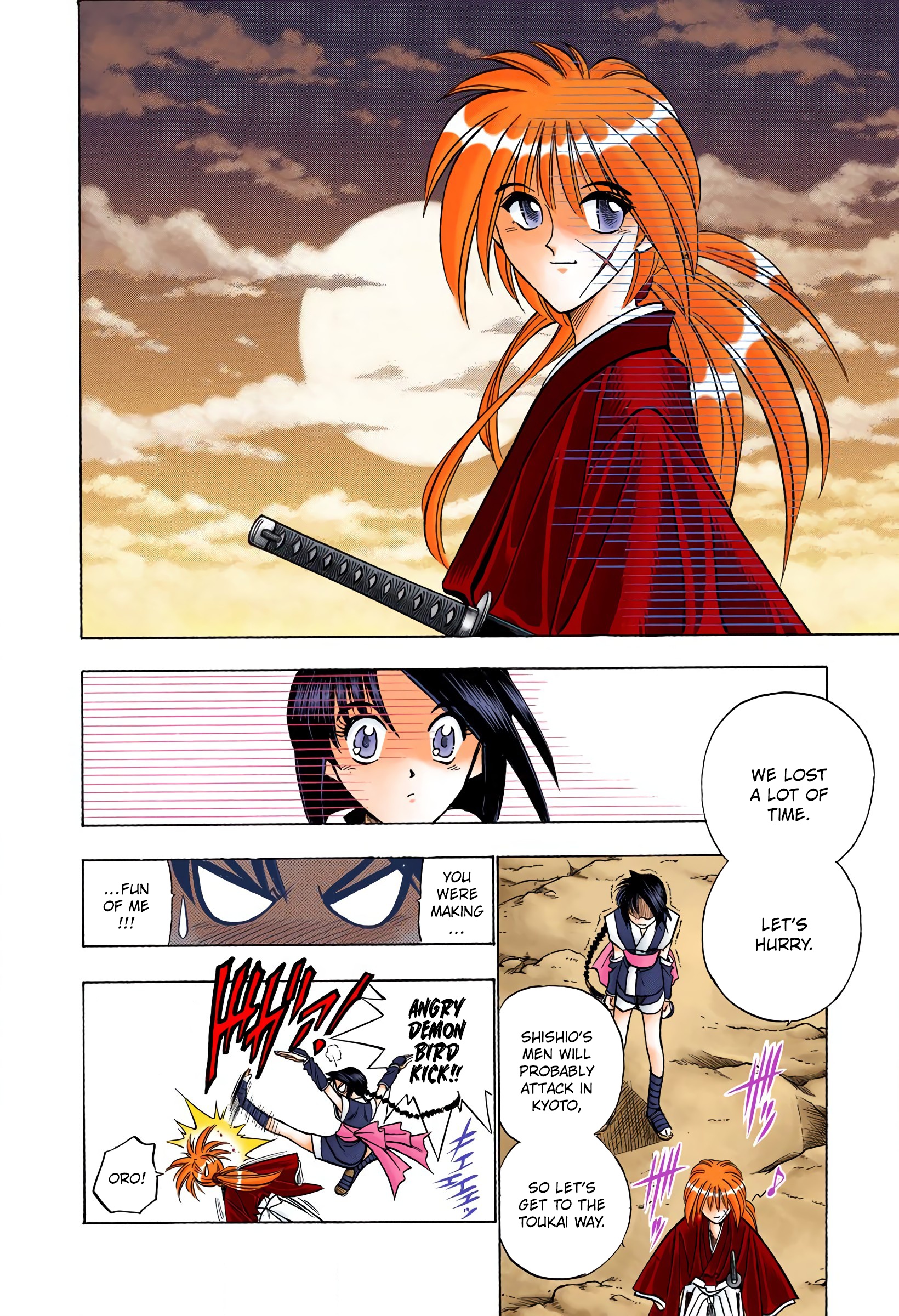 Rurouni Kenshin: Meiji Kenkaku Romantan - Digital Colored Comics - Vol.9 Chapter 71: Once Again In Kyoto