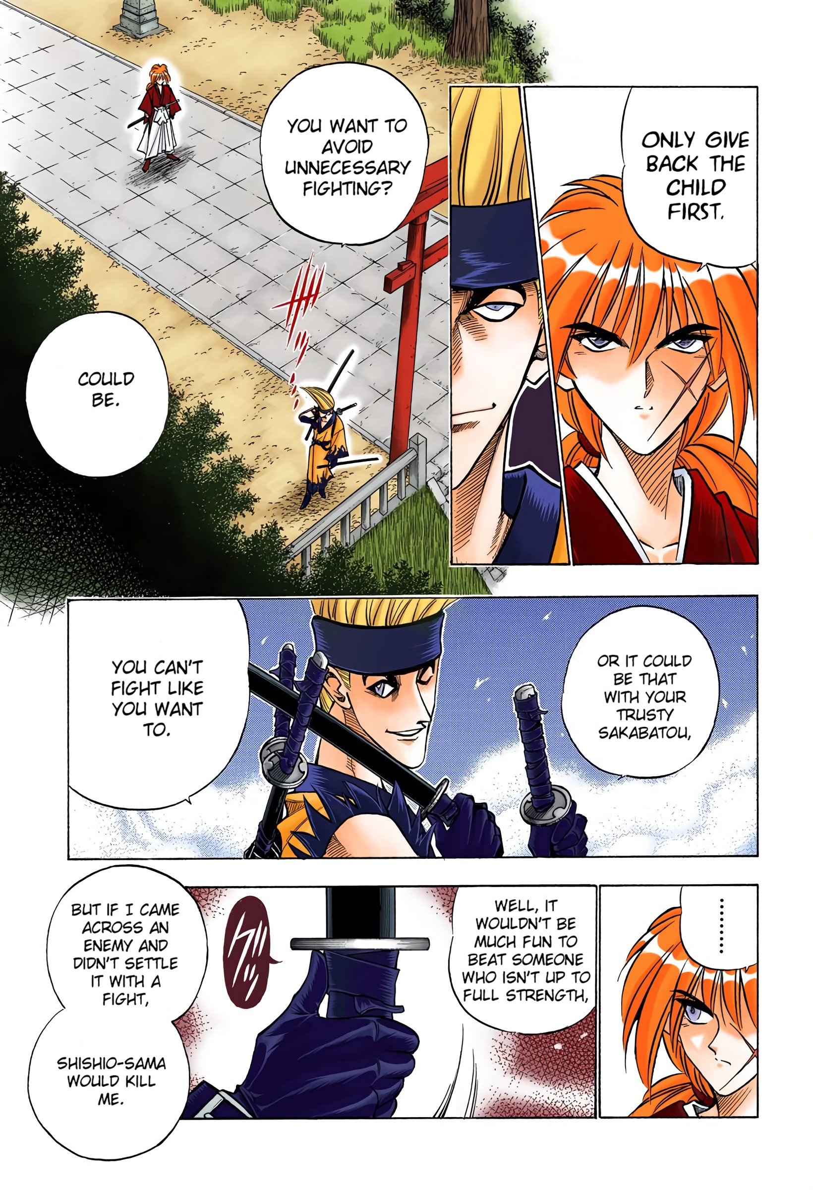 Rurouni Kenshin: Meiji Kenkaku Romantan - Digital Colored Comics - Vol.10 Chapter 78: Juppongatana Chou