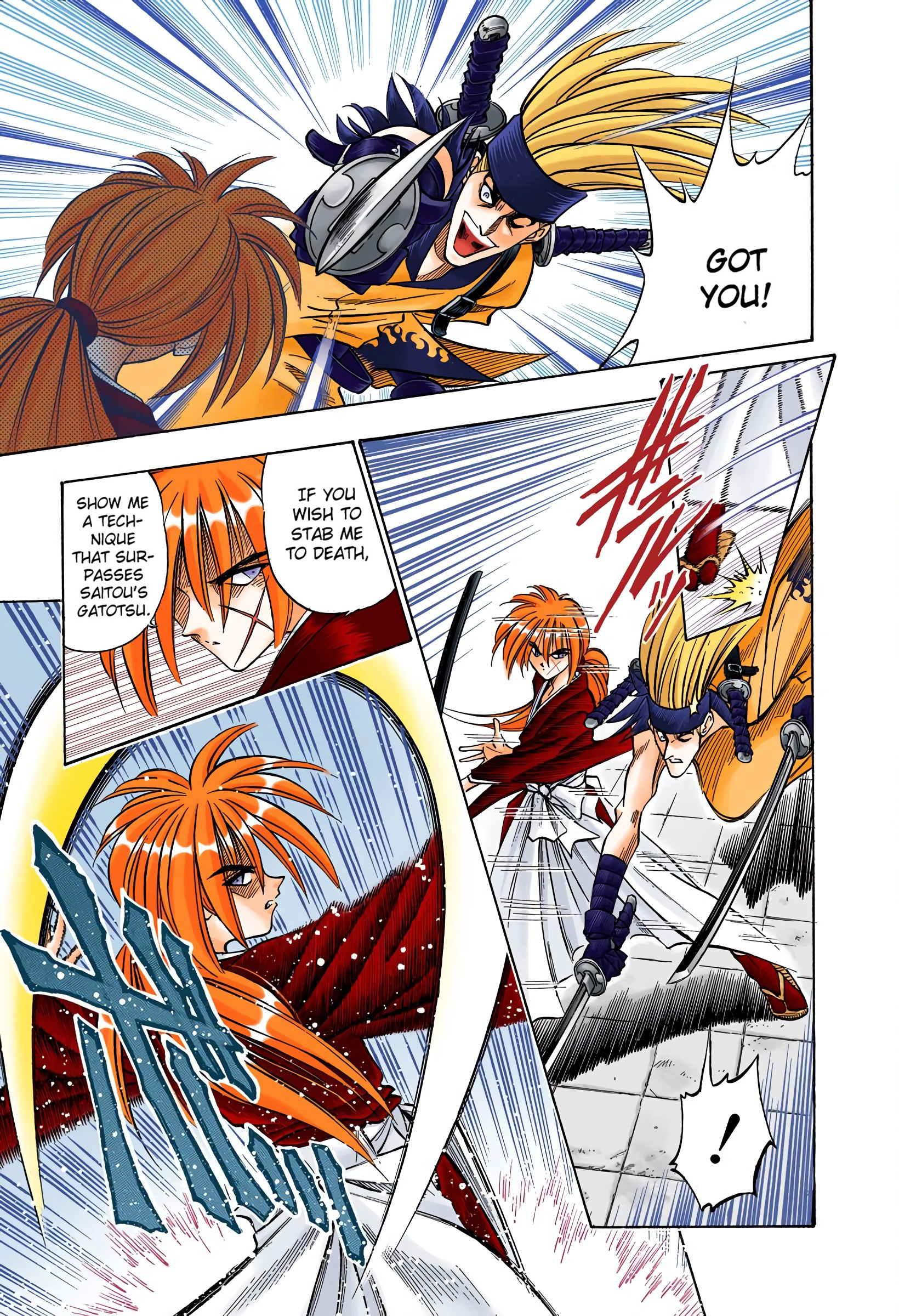 Rurouni Kenshin: Meiji Kenkaku Romantan - Digital Colored Comics - Vol.10 Chapter 78: Juppongatana Chou