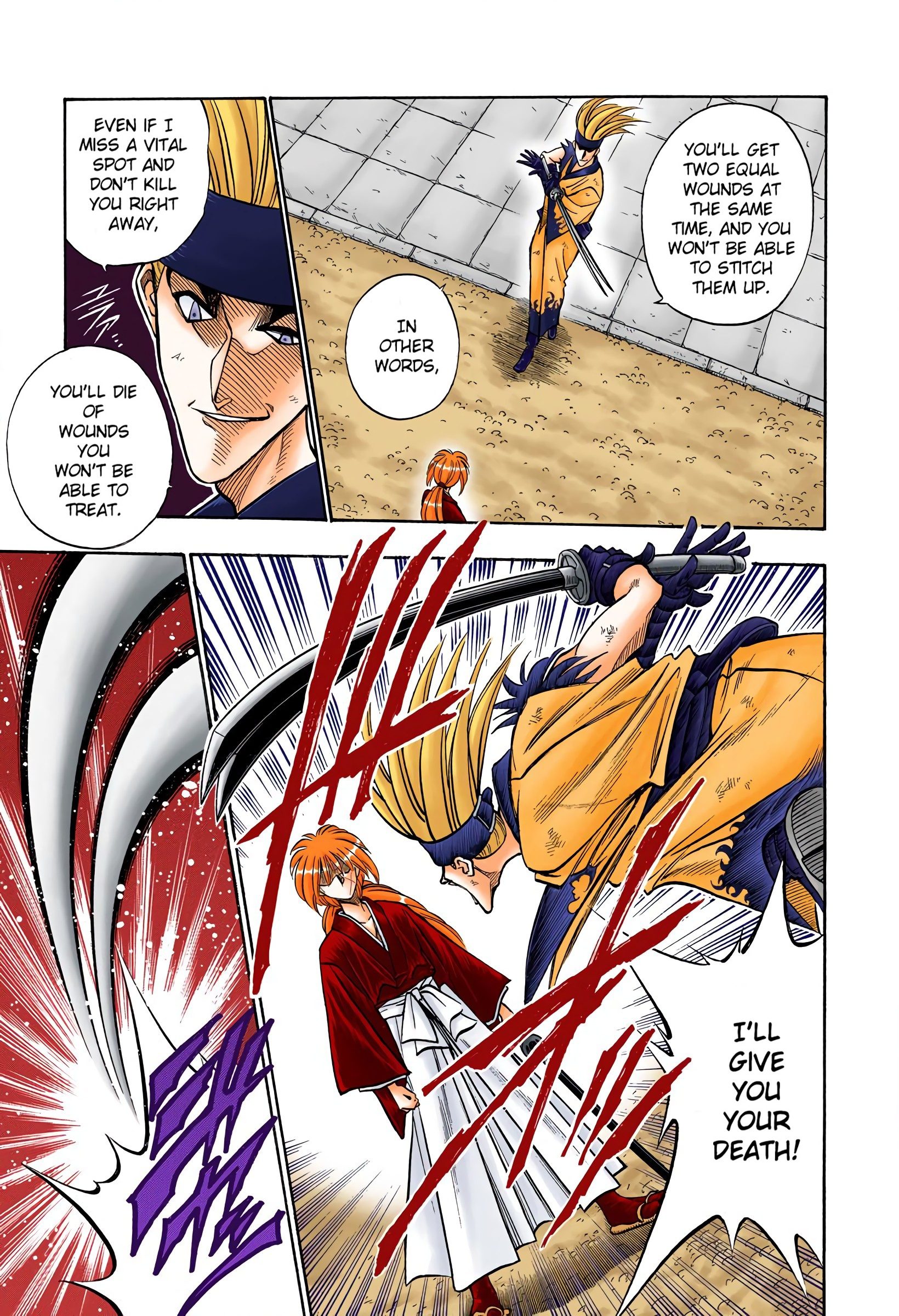 Rurouni Kenshin: Meiji Kenkaku Romantan - Digital Colored Comics - Vol.10 Chapter 78: Juppongatana Chou