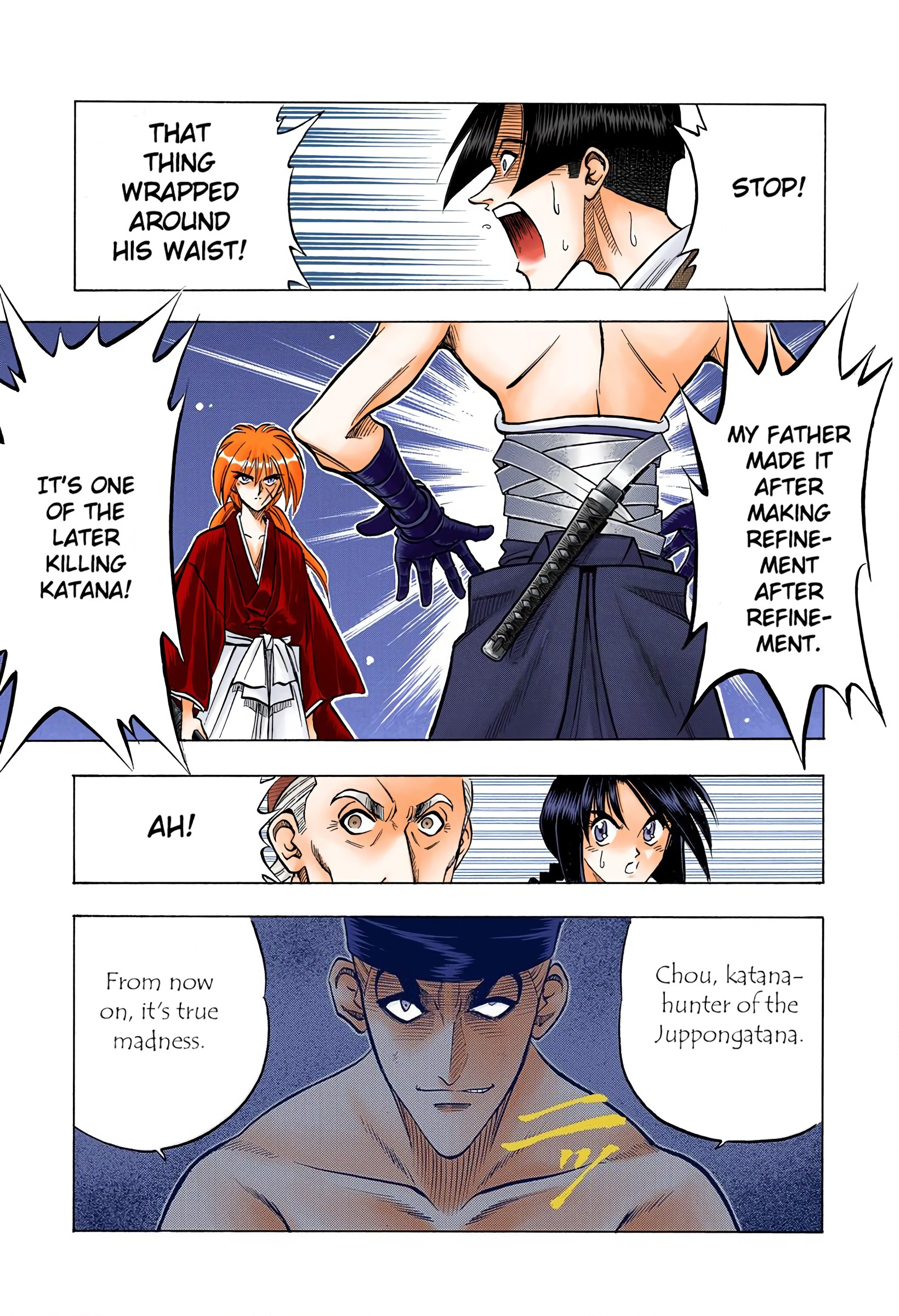 Rurouni Kenshin: Meiji Kenkaku Romantan - Digital Colored Comics - Vol.10 Chapter 78: Juppongatana Chou