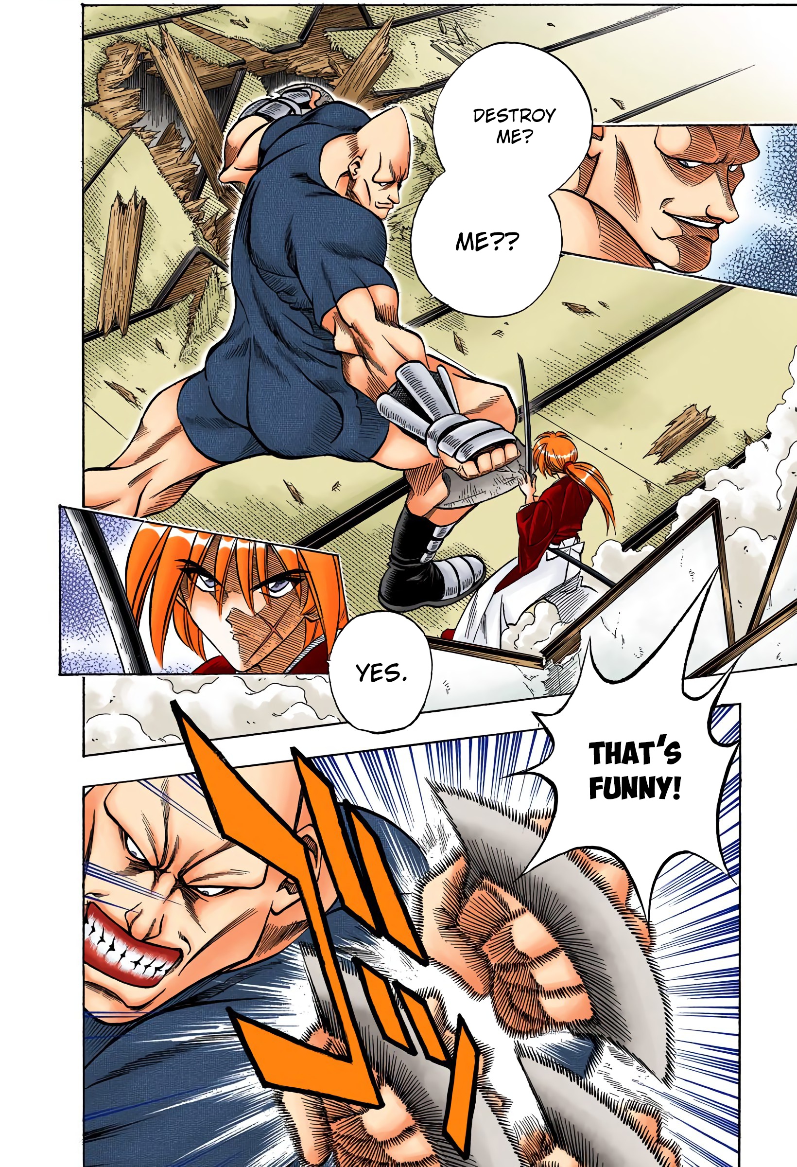 Rurouni Kenshin: Meiji Kenkaku Romantan - Digital Colored Comics - Vol.9 Chapter 69: Battle Tactics