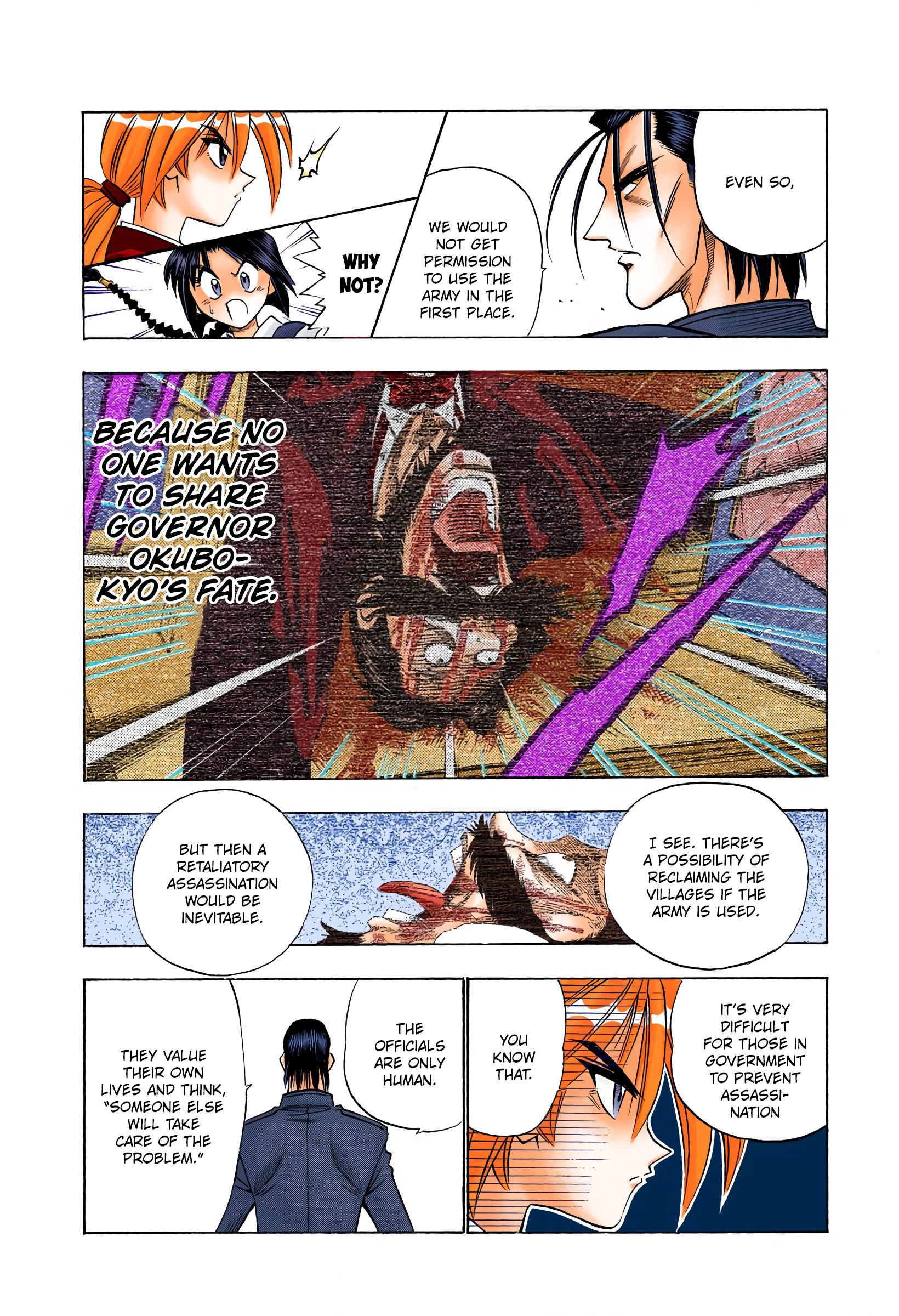 Rurouni Kenshin: Meiji Kenkaku Romantan - Digital Colored Comics - Vol.9 Chapter 67: The Budding Of Violence