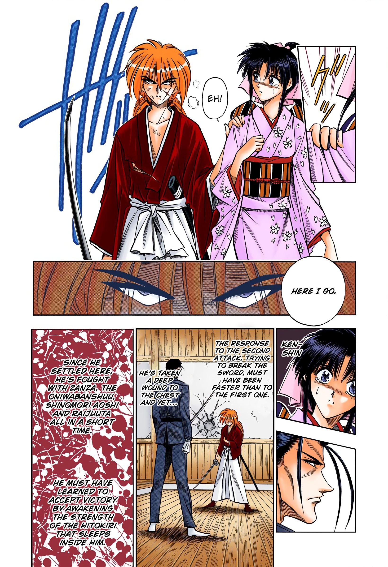 Rurouni Kenshin: Meiji Kenkaku Romantan - Digital Colored Comics - Vol.7 Chapter 53: A Call And An Answer