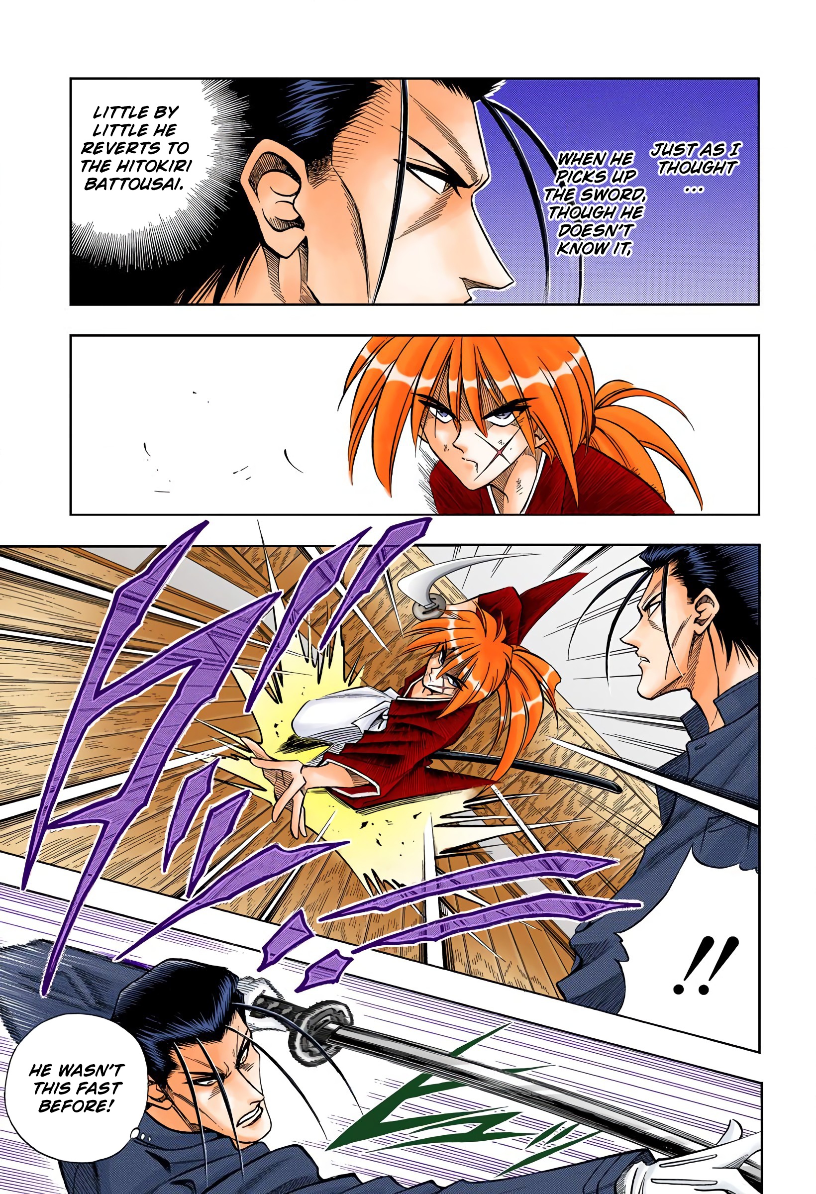 Rurouni Kenshin: Meiji Kenkaku Romantan - Digital Colored Comics - Vol.7 Chapter 53: A Call And An Answer