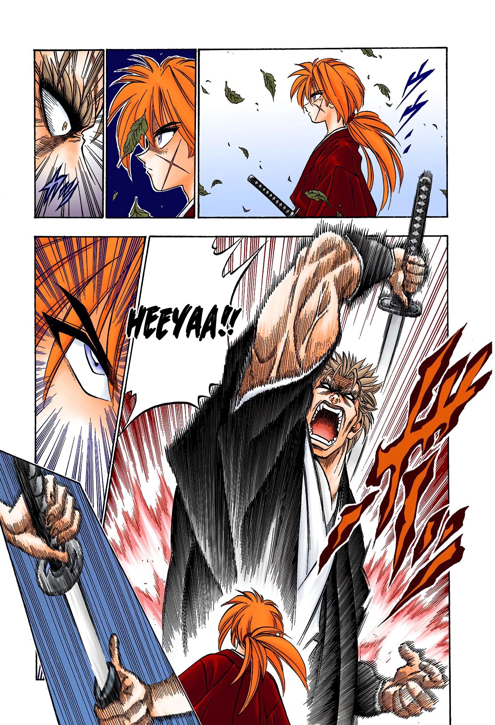 Rurouni Kenshin: Meiji Kenkaku Romantan - Digital Colored Comics - Vol.5 Chapter 38: Yutarou's Skill