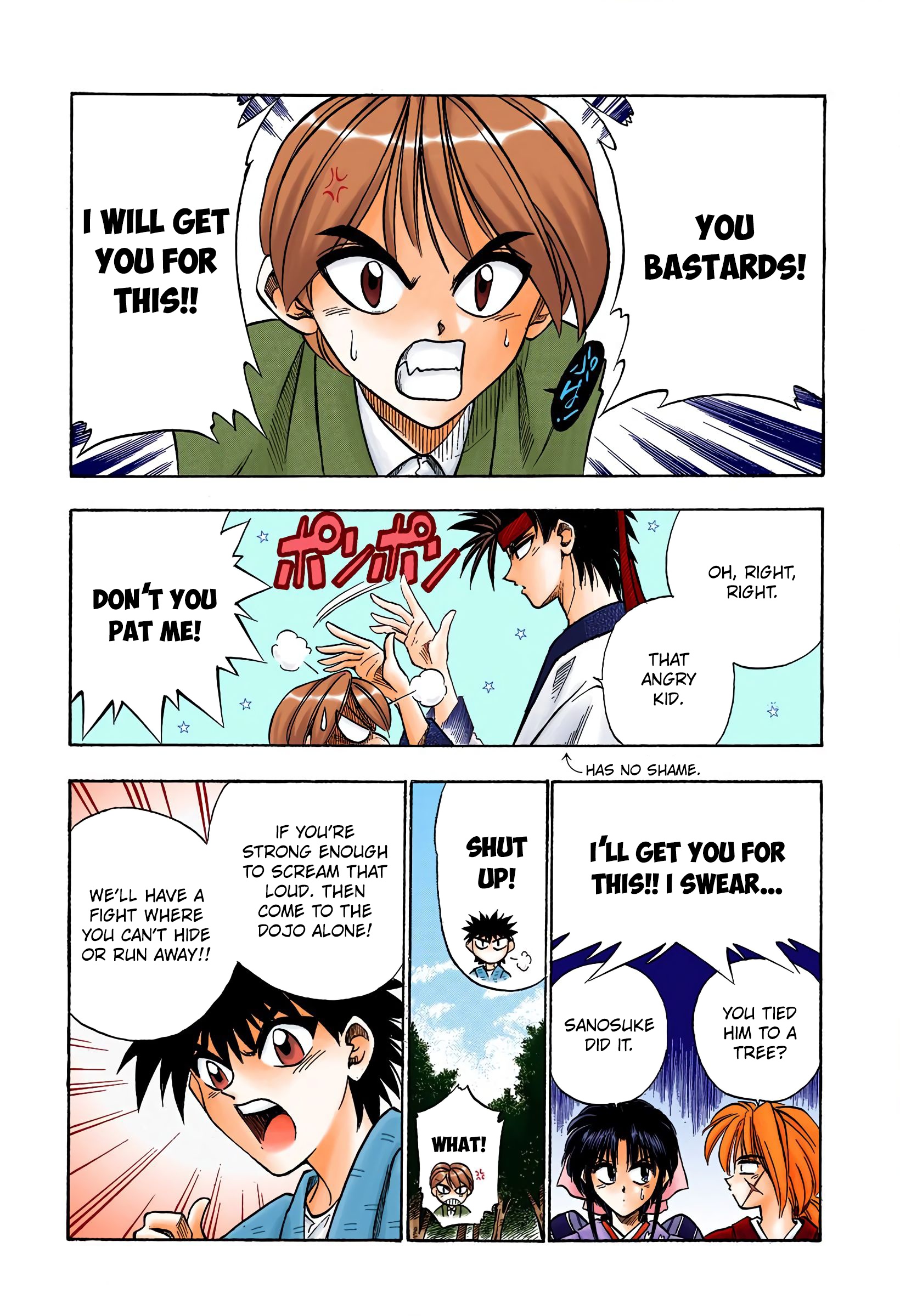 Rurouni Kenshin: Meiji Kenkaku Romantan - Digital Colored Comics - Vol.5 Chapter 38: Yutarou's Skill