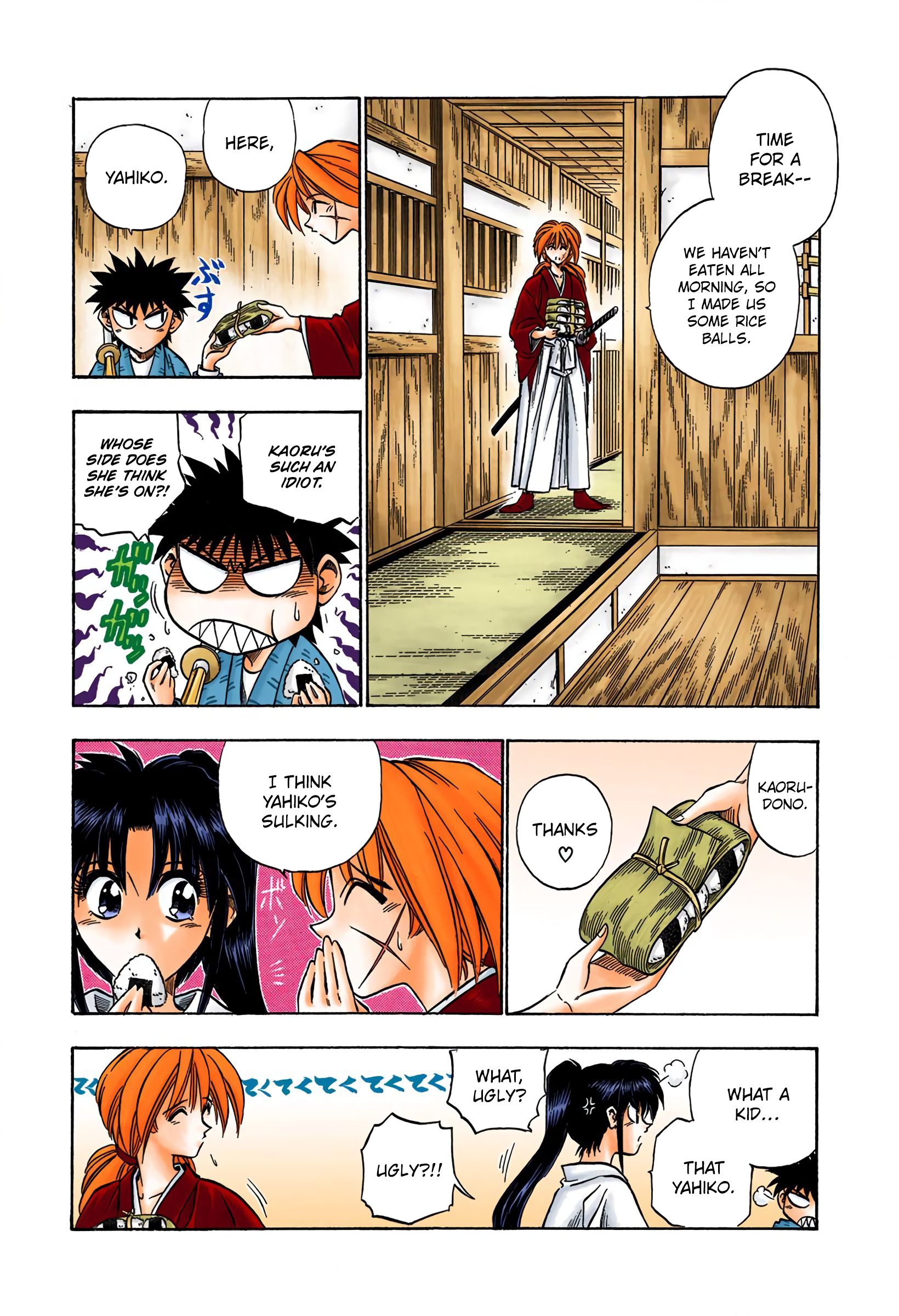 Rurouni Kenshin: Meiji Kenkaku Romantan - Digital Colored Comics - Vol.5 Chapter 38: Yutarou's Skill