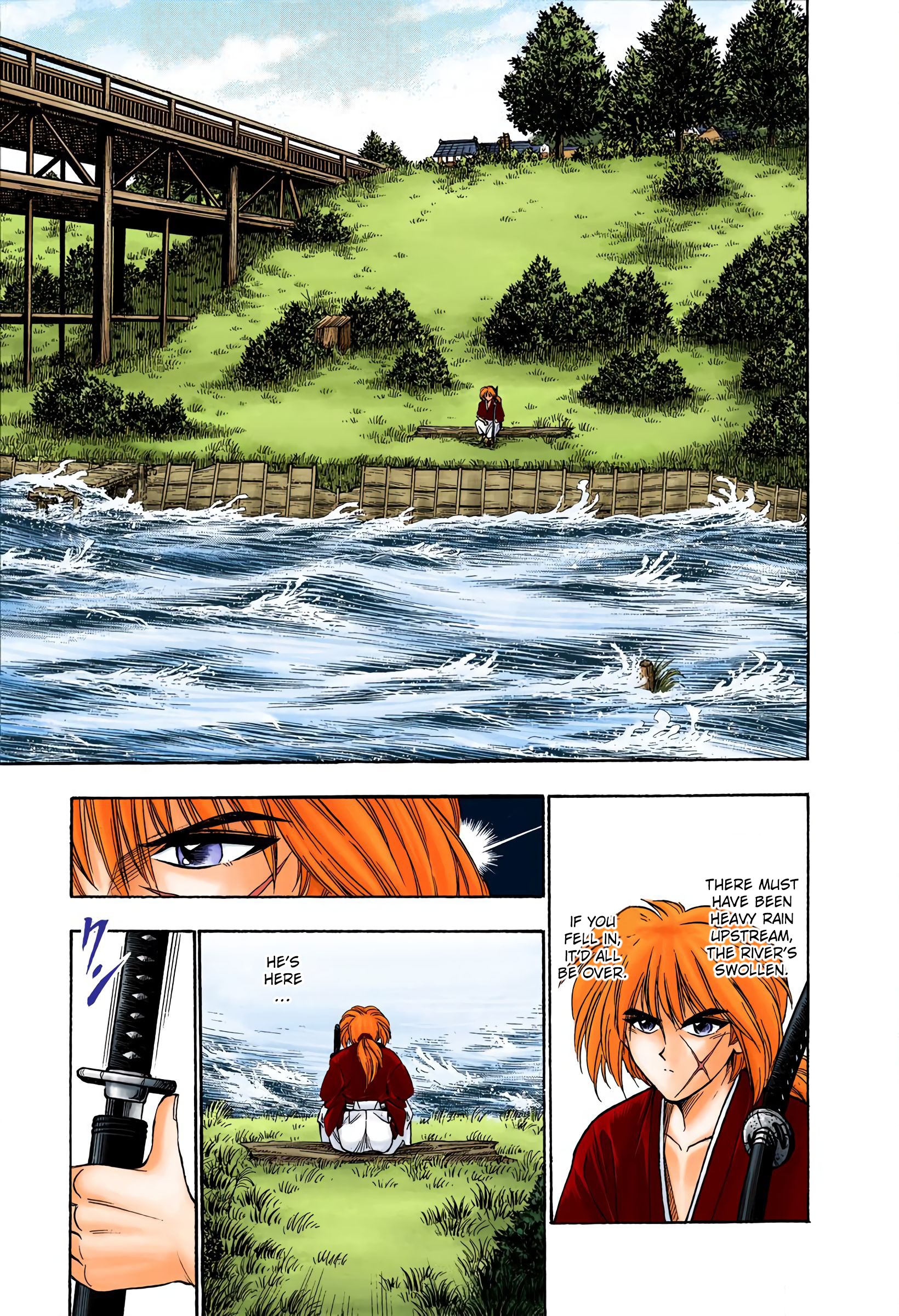 Rurouni Kenshin: Meiji Kenkaku Romantan - Digital Colored Comics - Vol.2 Chapter 11: The Ribbon That Binds