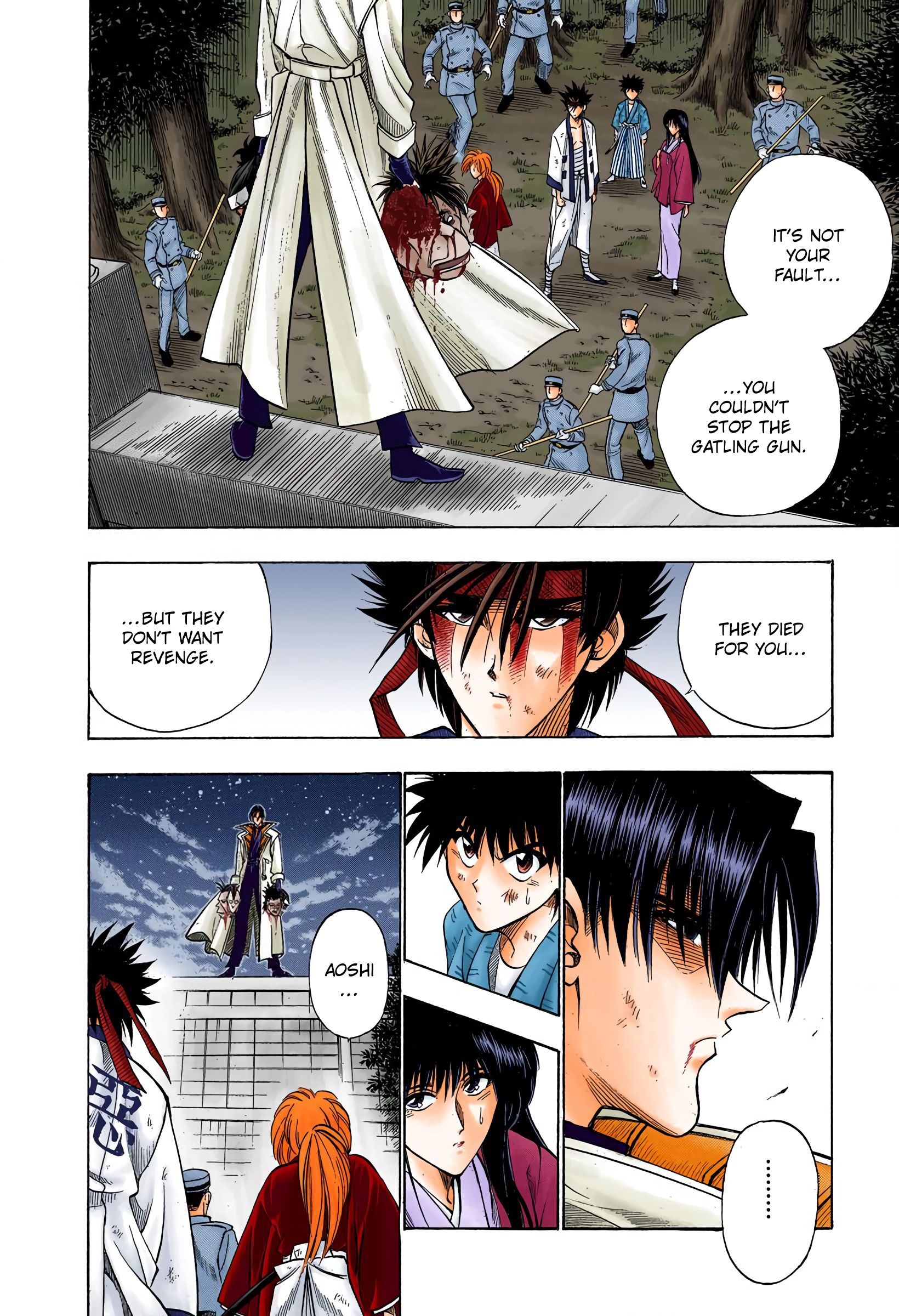 Rurouni Kenshin: Meiji Kenkaku Romantan - Digital Colored Comics - Vol.4 Chapter 30: Two Destinies - Aoshi