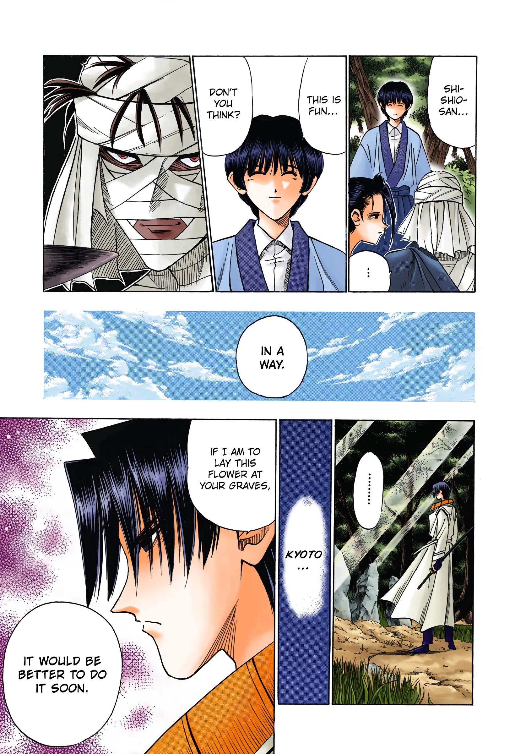 Rurouni Kenshin: Meiji Kenkaku Romantan - Digital Colored Comics - Vol.8 Chapter 61: A Cruel Man